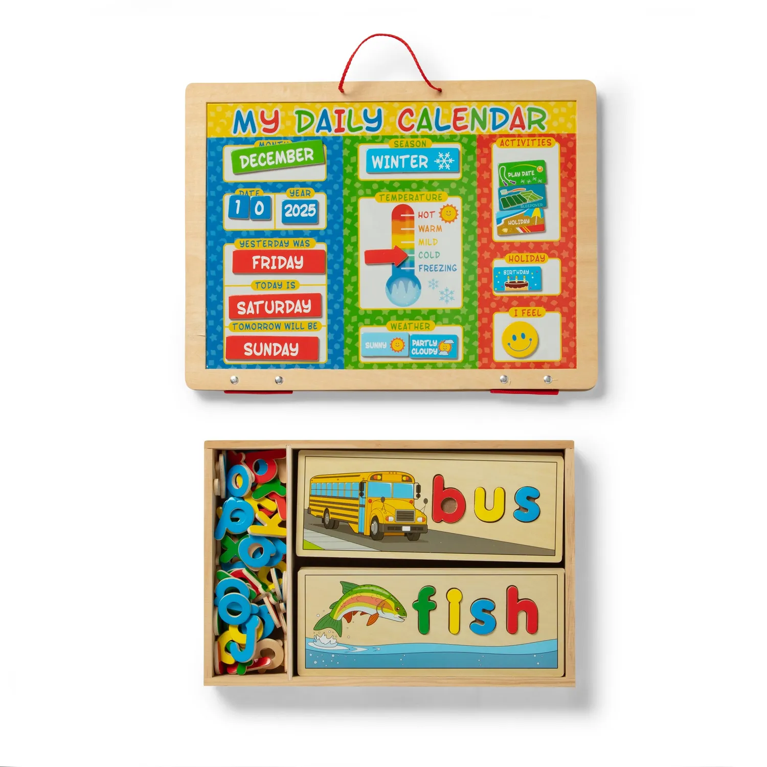 Melissa & Doug Early Learner Gift Bundle Lernset 2-teilig Kalender