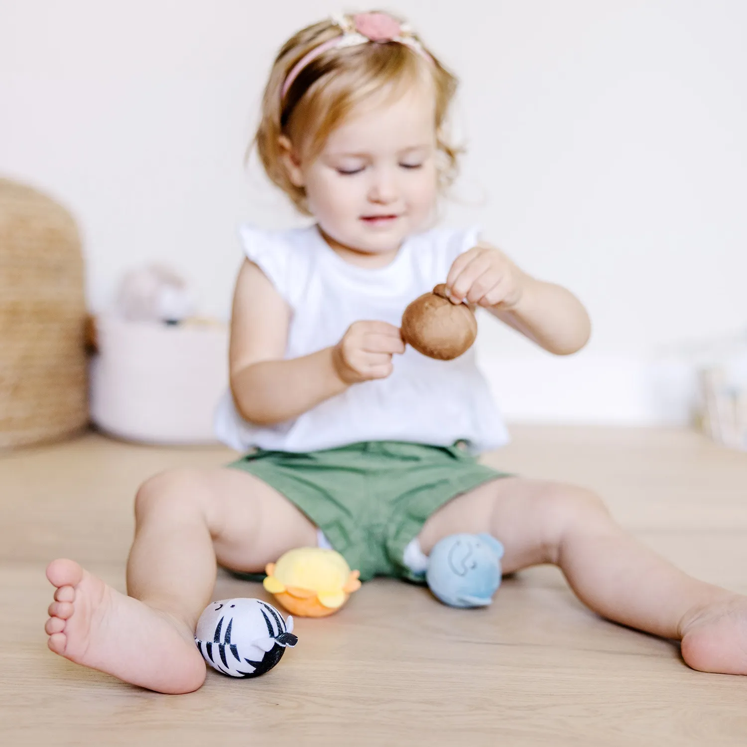Melissa & Doug Rollables Safari Friends Rolltiere 4er Set für Babys