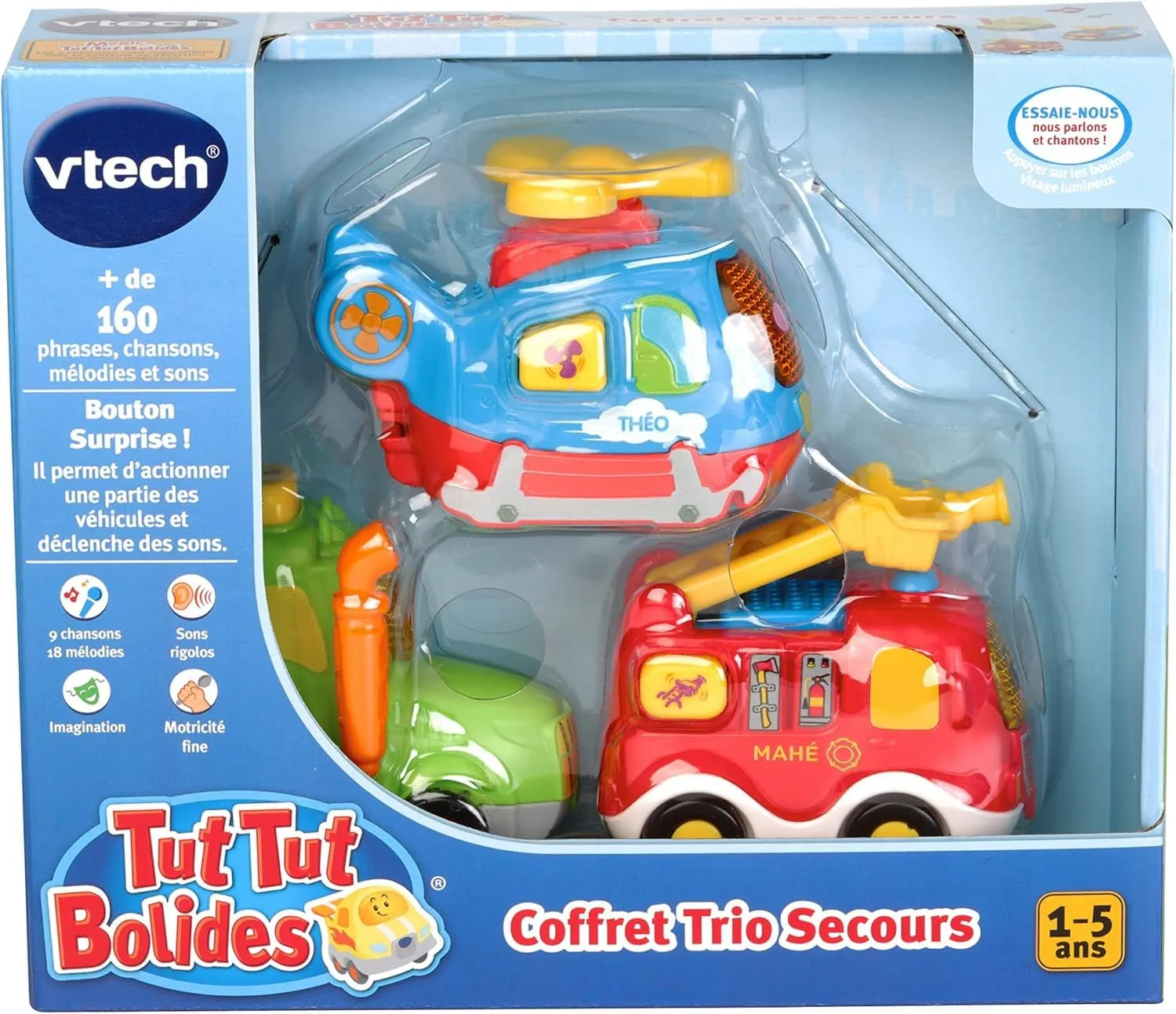 VTech Rennwagen Trio Set n°1 Spielzeugauto 1-5 Jahre