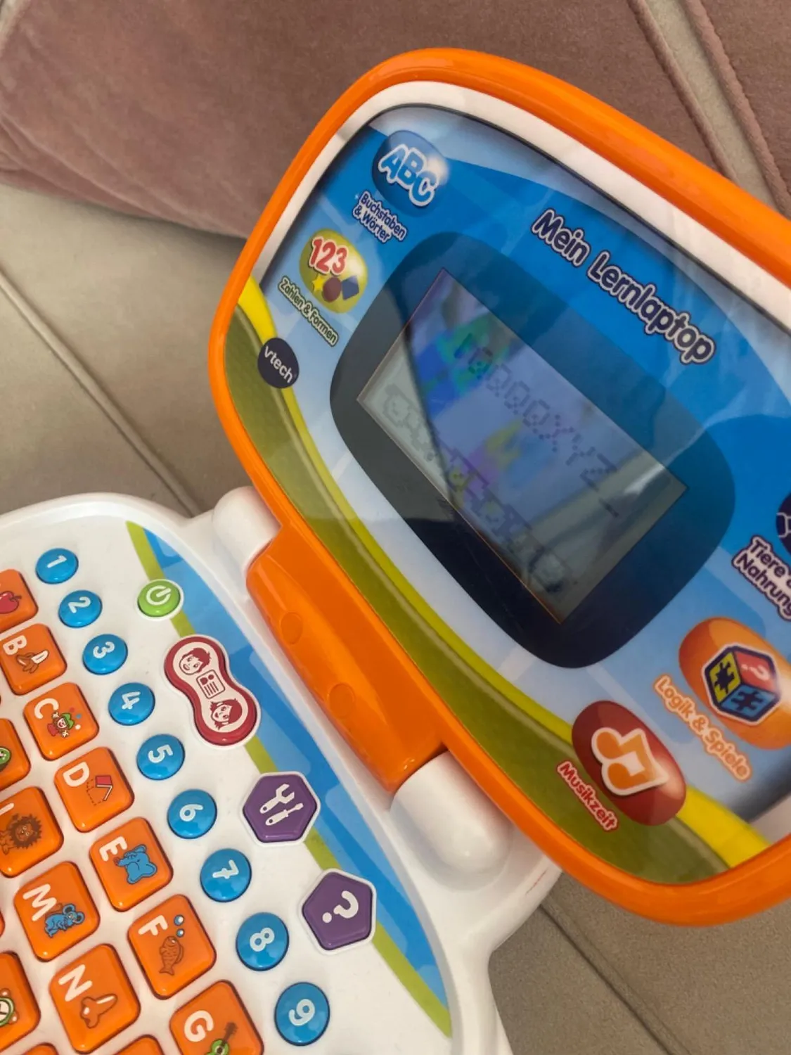 VTech Mein Lernlaptop Kinderlaptop Orange 30 Spiele