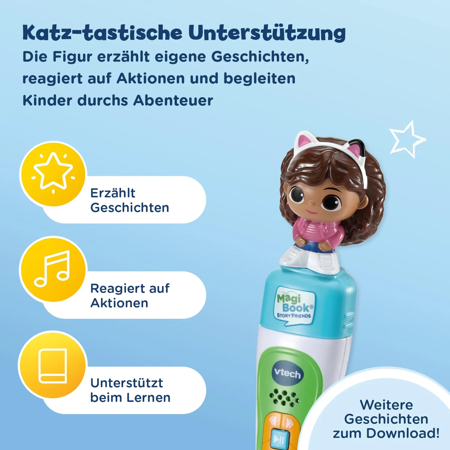 VTech MagiBook Gabby's Dollhouse Buch Lernstufe 2 für 4-6 Jahre