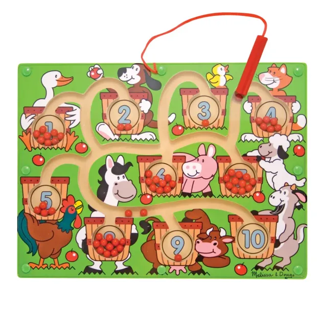 Melissa & Doug Number Maze Magnetspiel Zählen lernen
