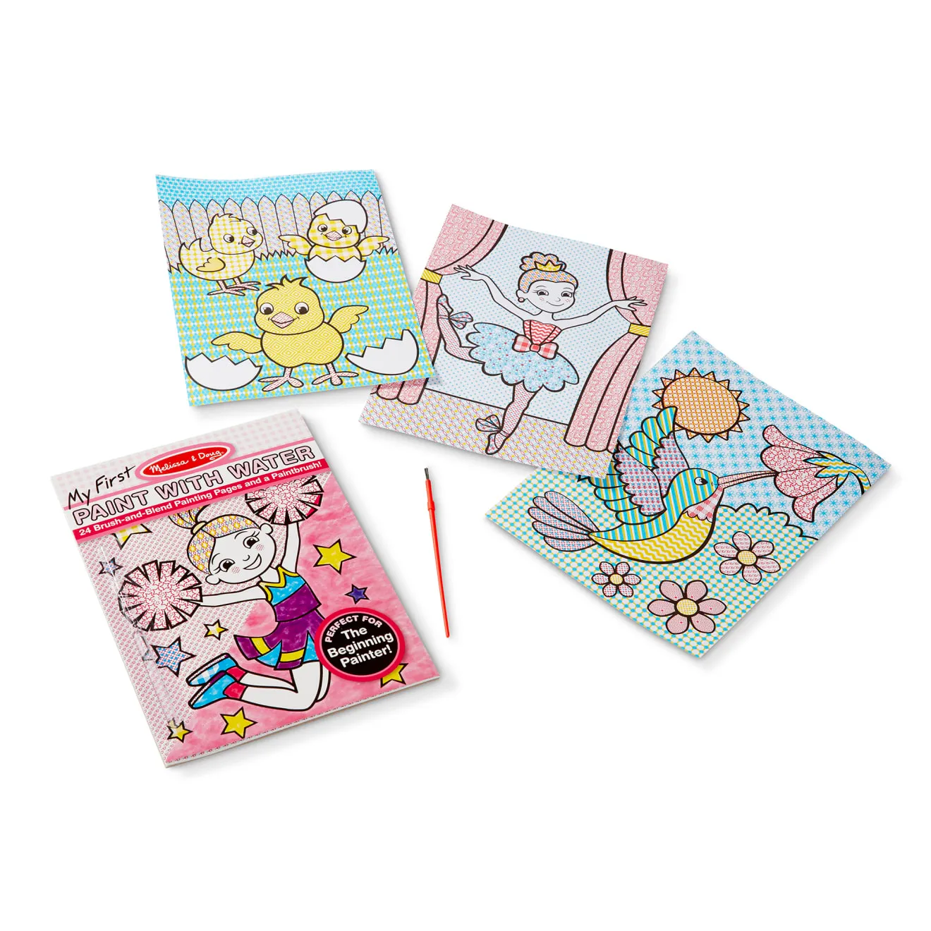 Melissa & Doug My First Paint with Water Malblock 24 Seiten