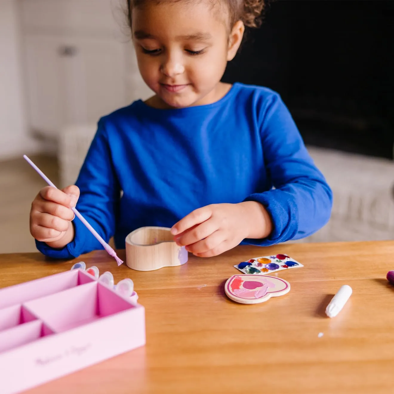 Melissa and Doug Decorate-Your-Own Wooden Heart Box Bastelset Holz