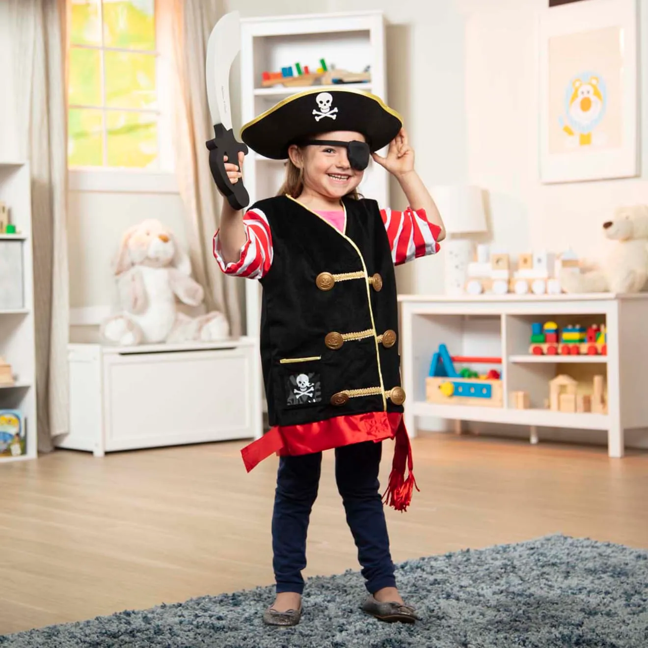 Melissa & Doug Pirate Kostümset Pirat 3-6 Jahre