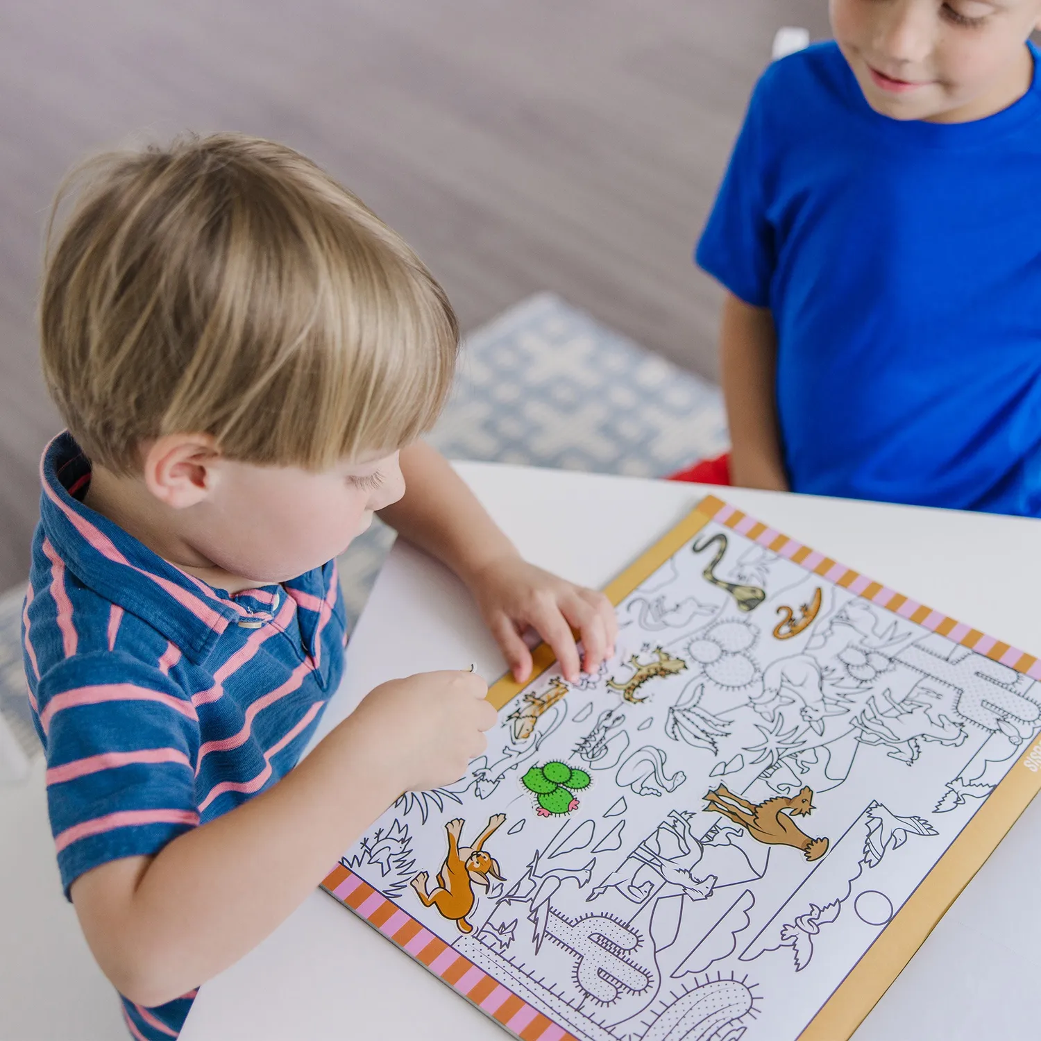 Melissa & Doug Seek & Find Stickerbuch Tiere 400 Sticker
