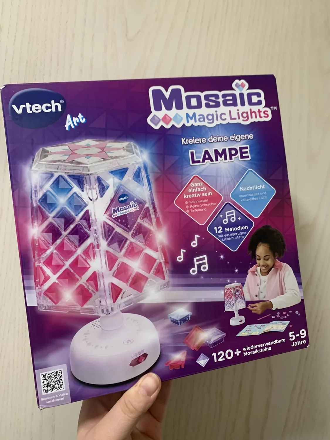 VTech Mosaic Magic Lights Kinderlampe Mosaiksteine