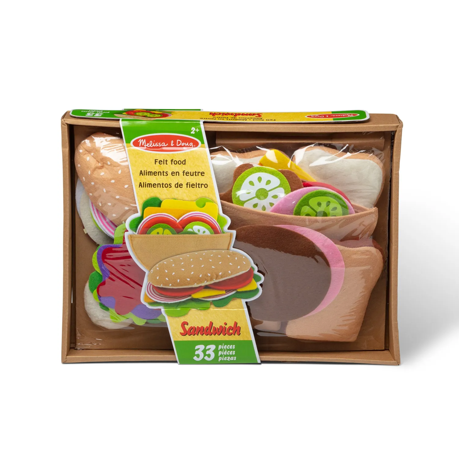 Melissa & Doug Sandwich Filz Spielessen 33-teilig ab 3 Jahre