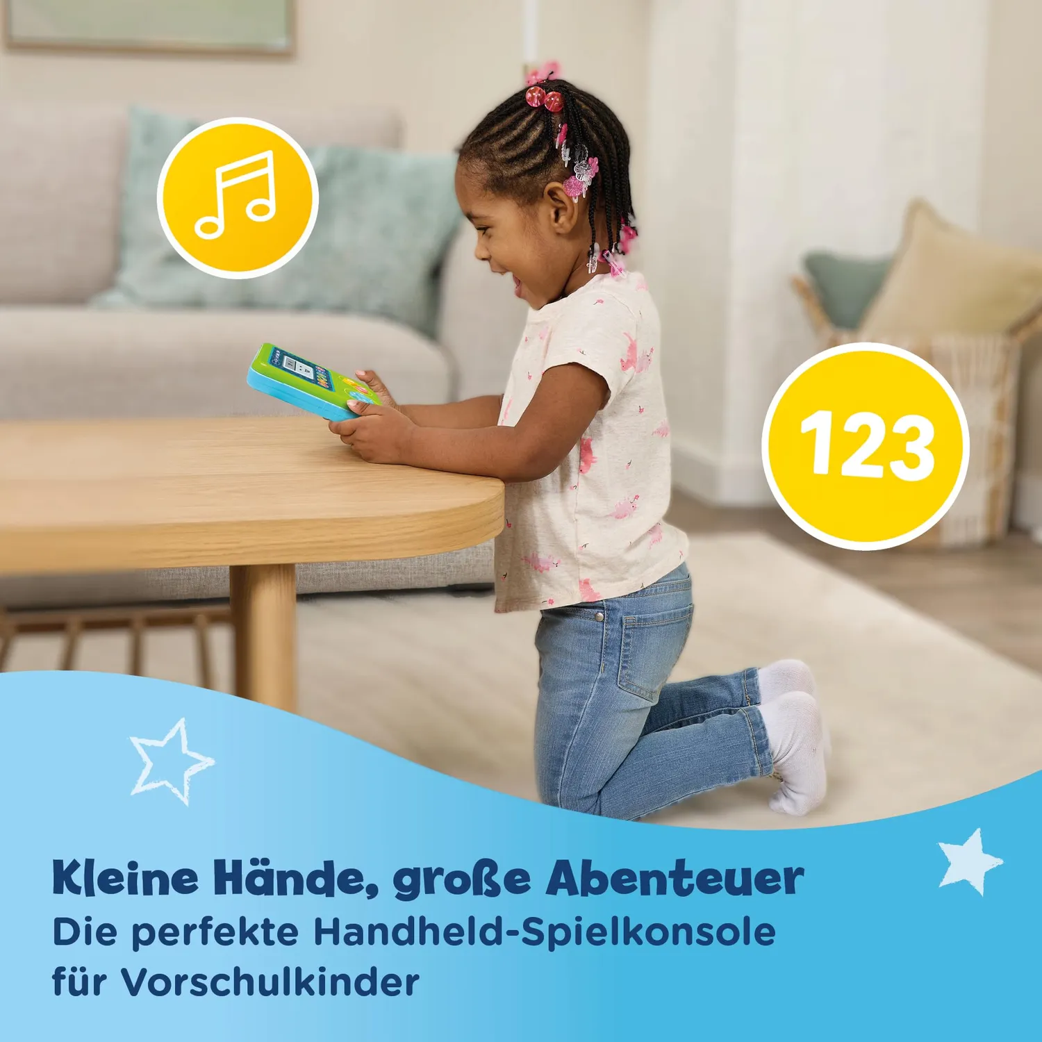 VTech Gaming-Buddy Pog Handkonsole 3-7 Jahre Buchstaben