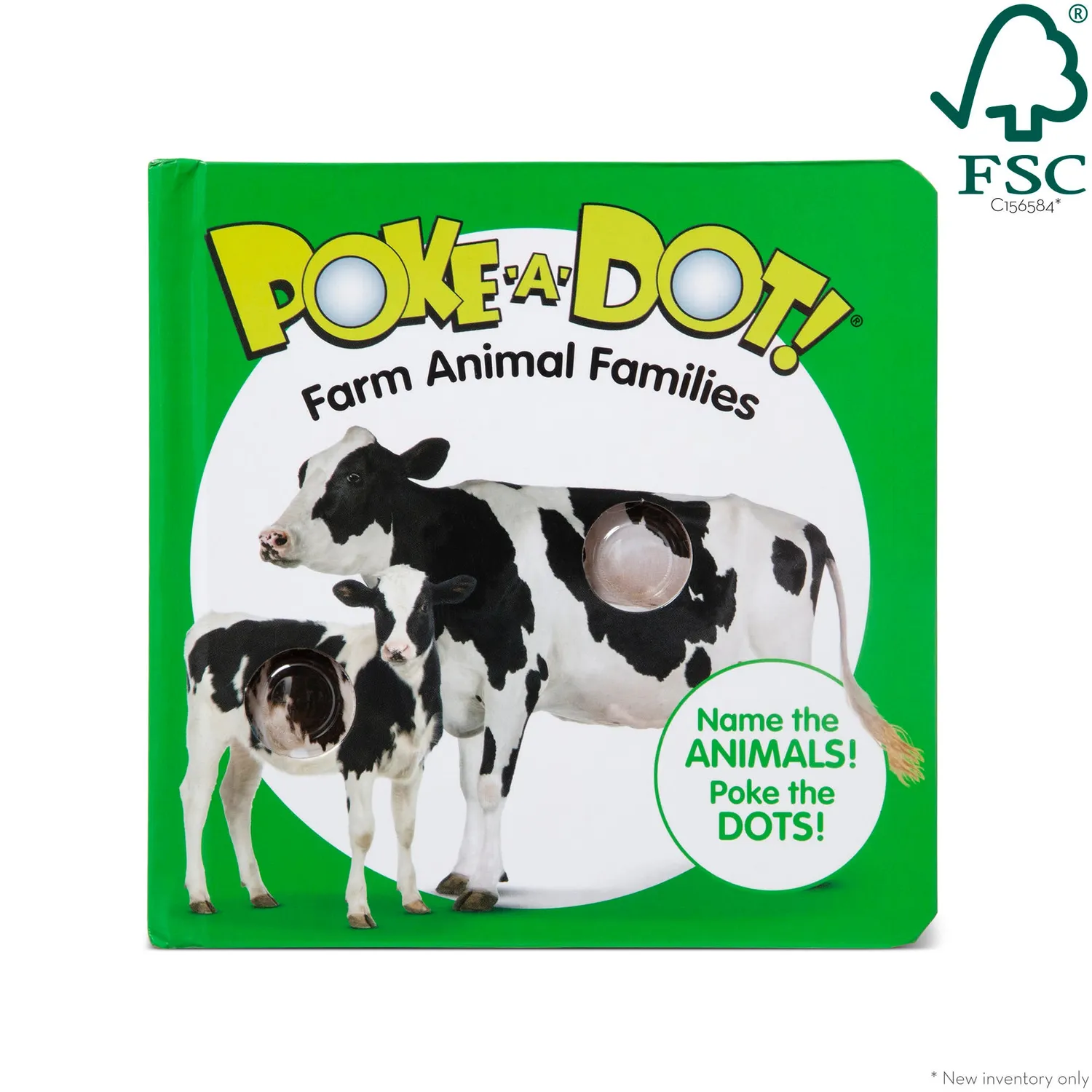 Melissa & Doug Poke-a-Dot Bauernhof Pappbilderbuch Tiere