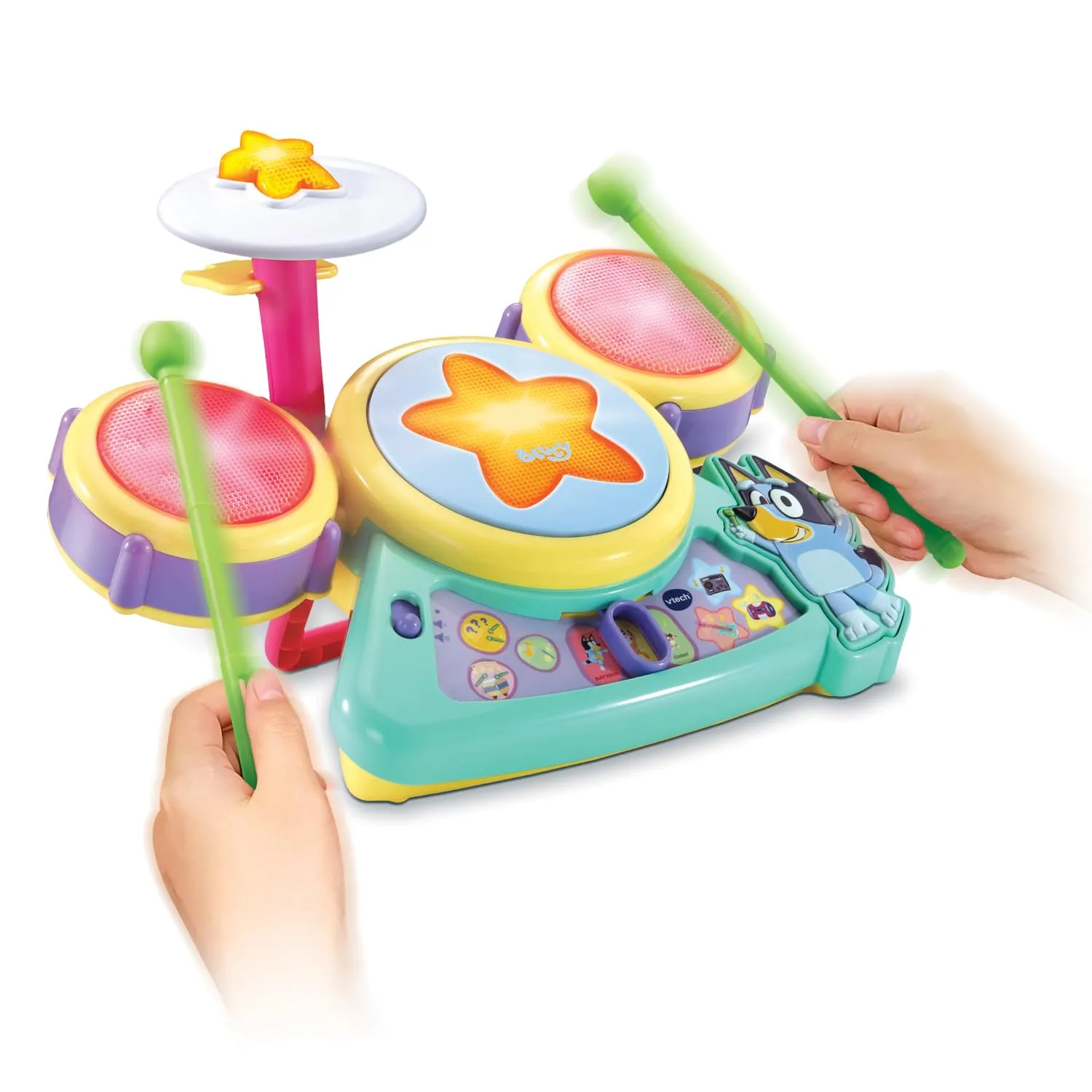 VTech Bluey Interaktives Schlagzeug Französisch ab 3 Jahren