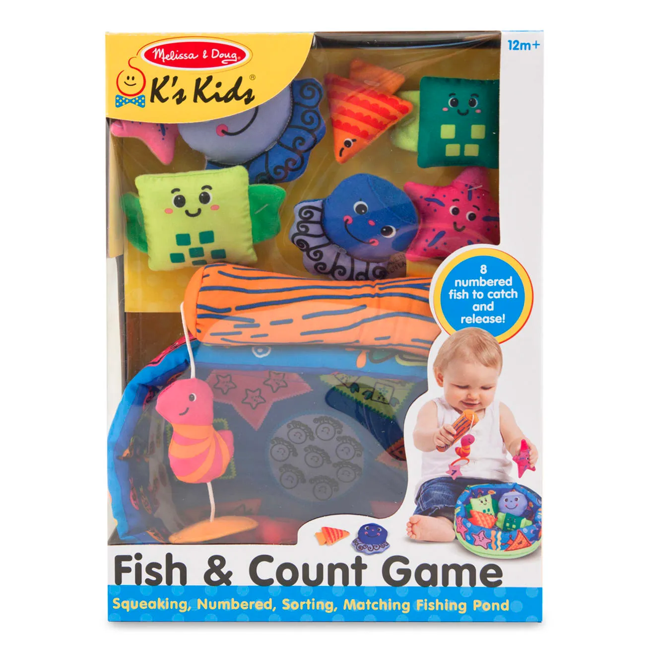 Melissa & Doug K's Kids Fish Count Angelspiel Stoff