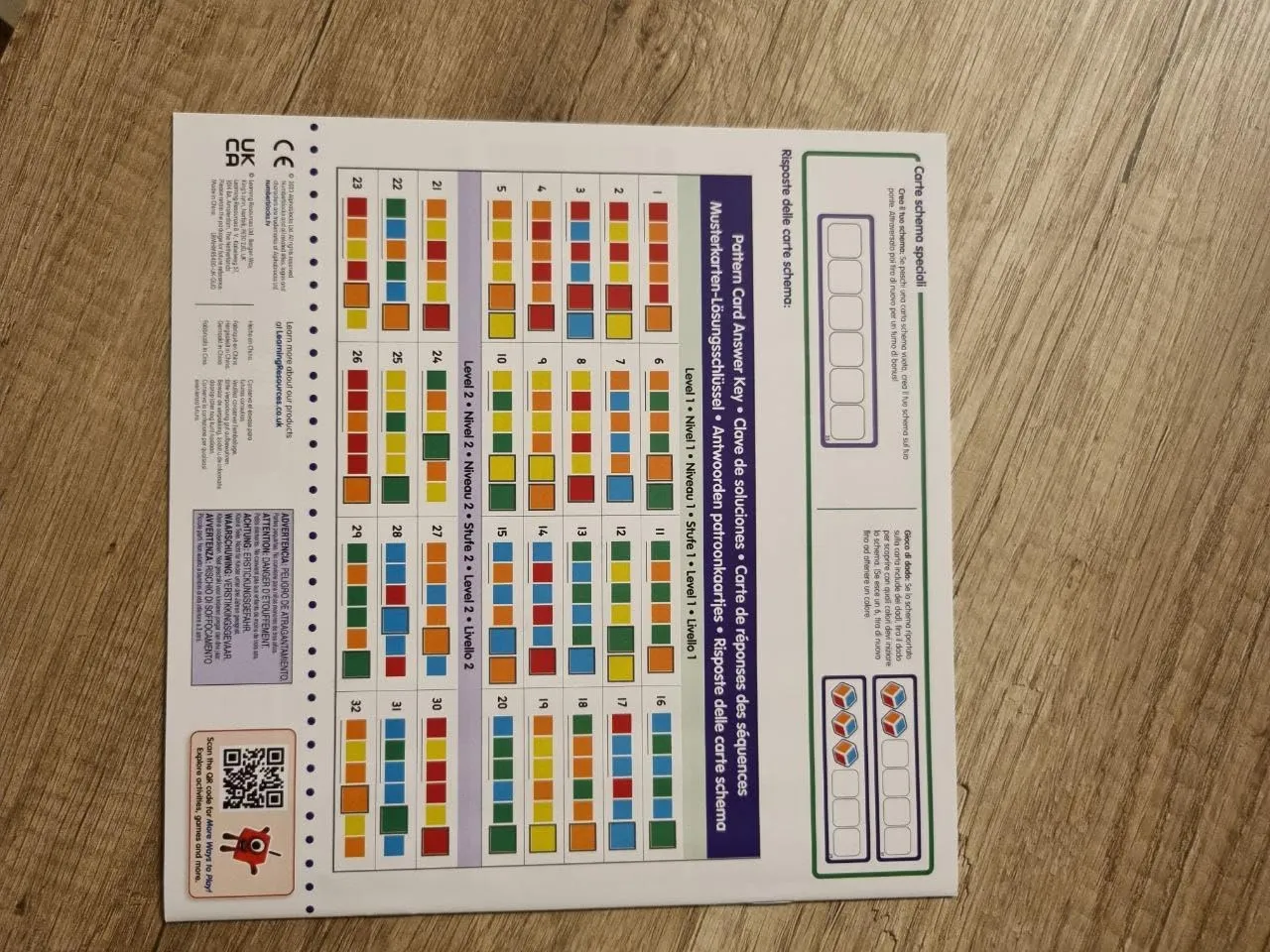 Learning Resources Numberblocks Wettlauf zum Musterpalast Brettspiel 91-teilig