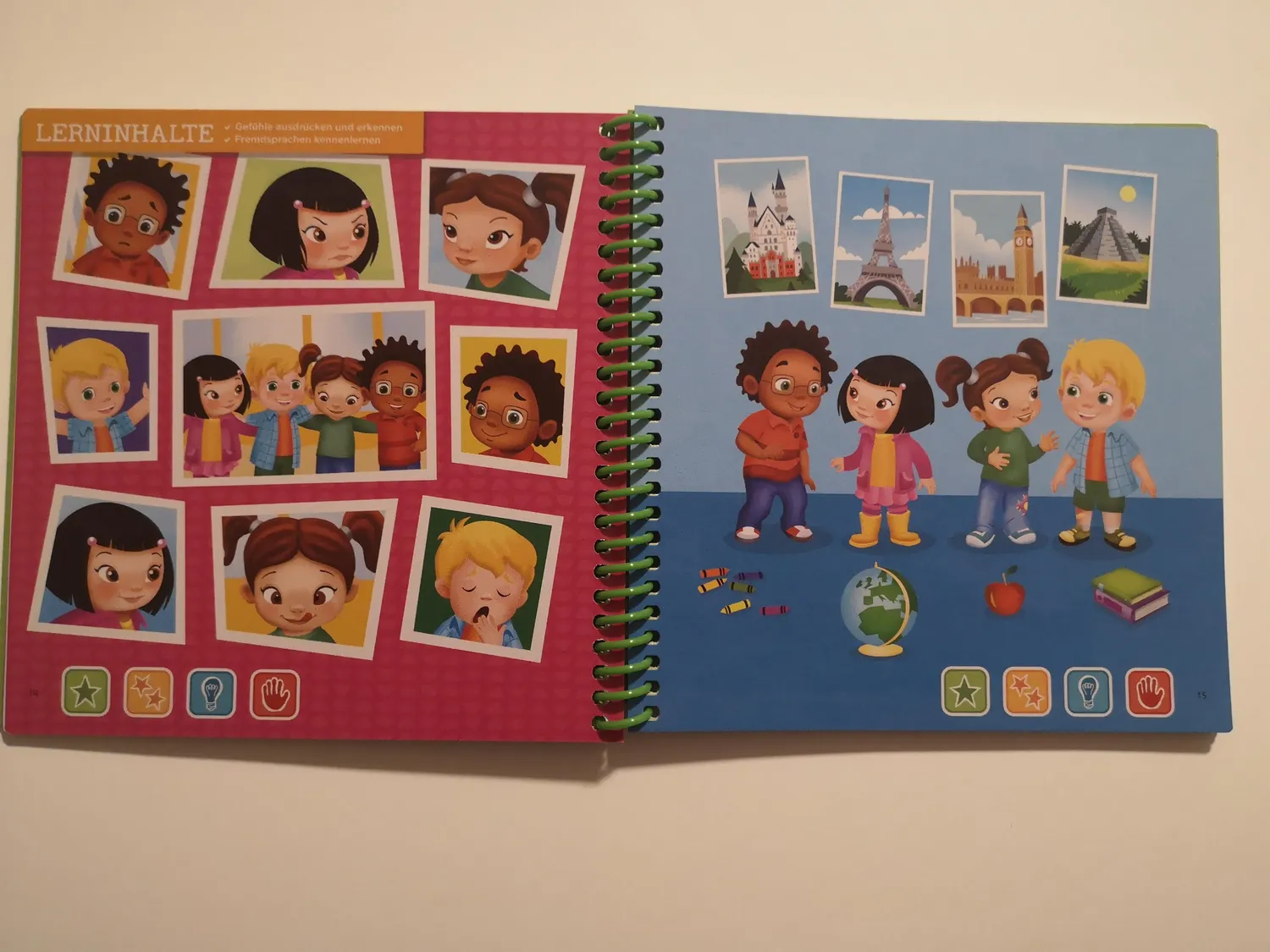 VTech MagiBook Ein Tag im Kindergarten Lernbuch Stufe 1 Empathie