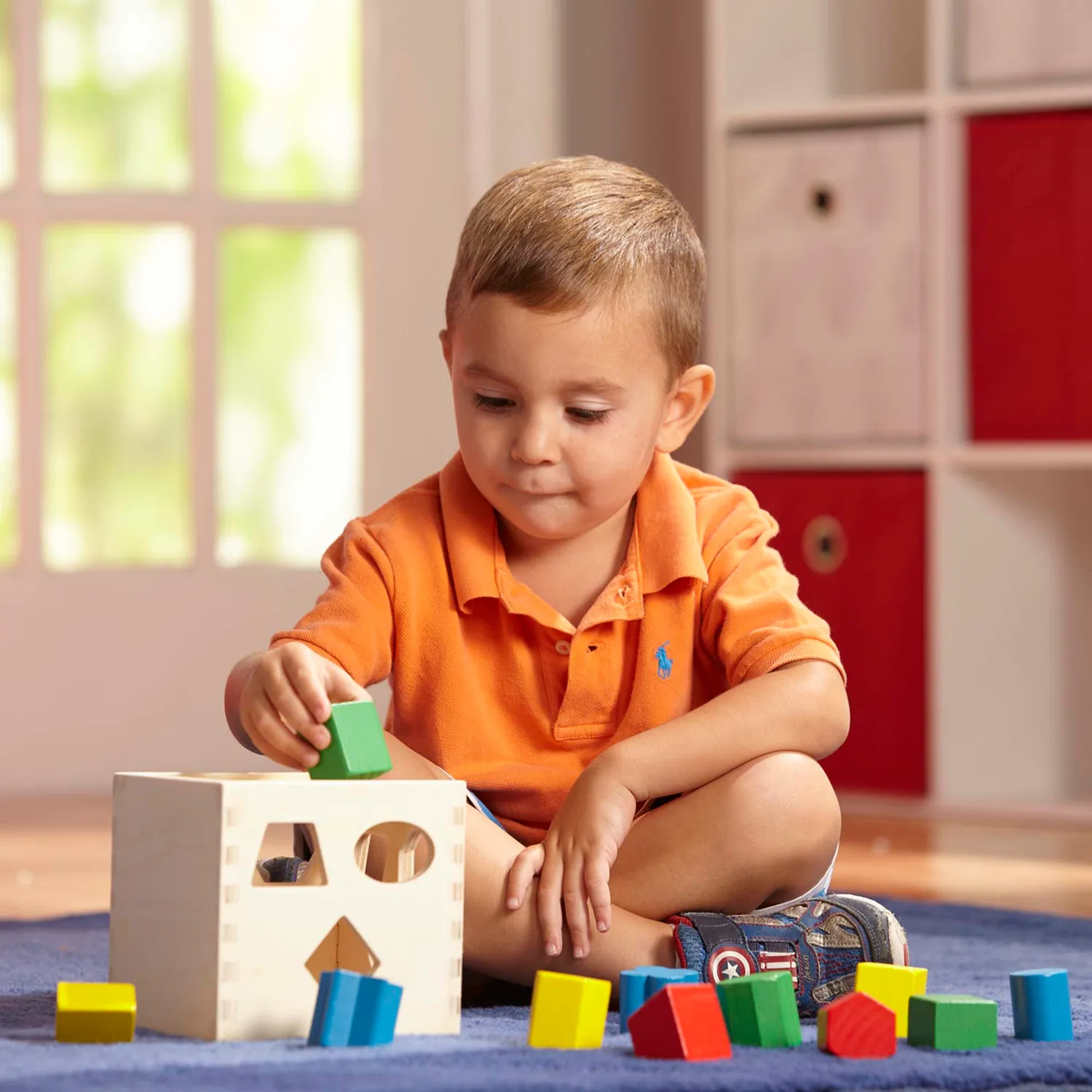 Melissa & Doug Classic Rainbow Lernspielzeug Holz Set 4-teilig