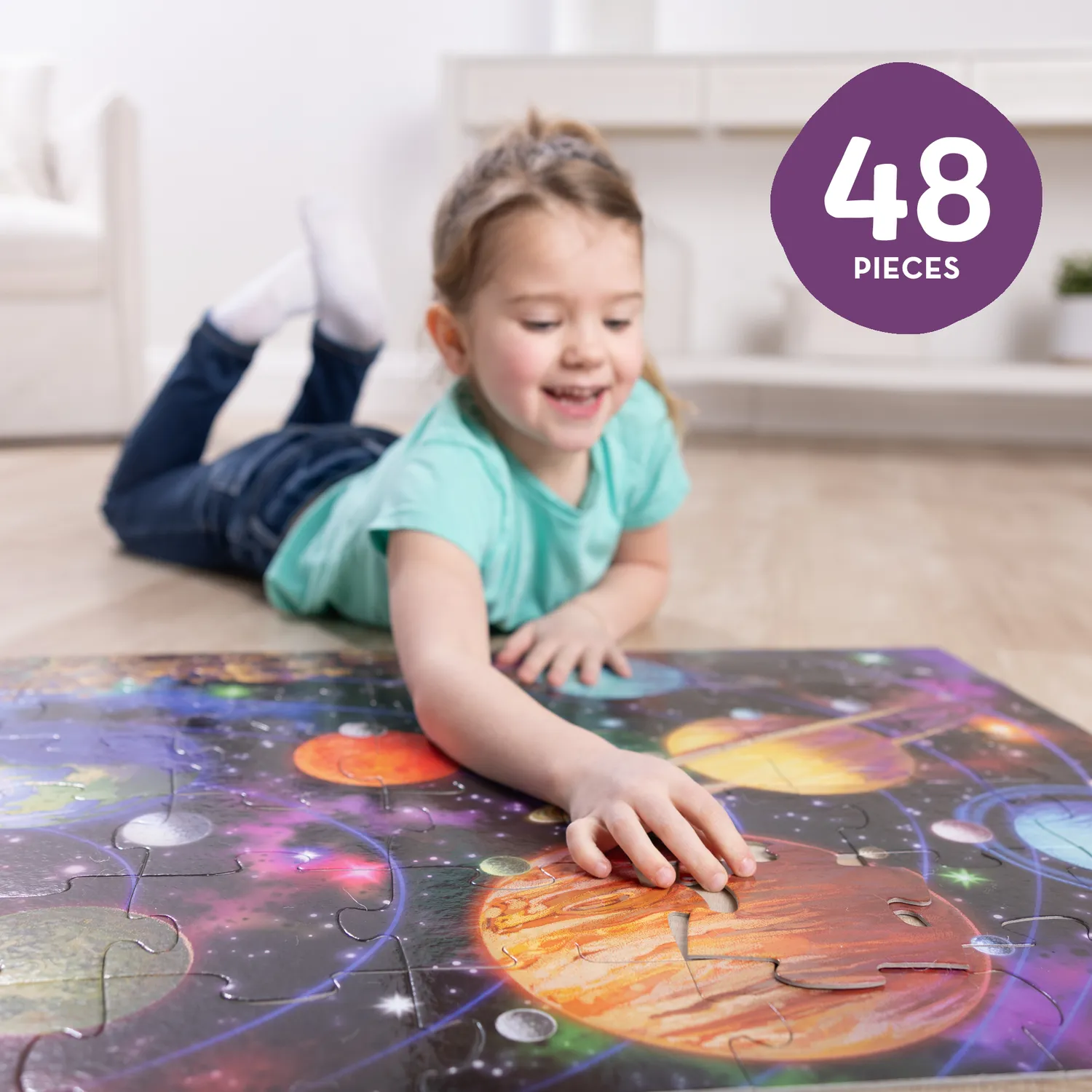 Melissa and Doug Sonnensystem Bodenpuzzle 48 Teile
