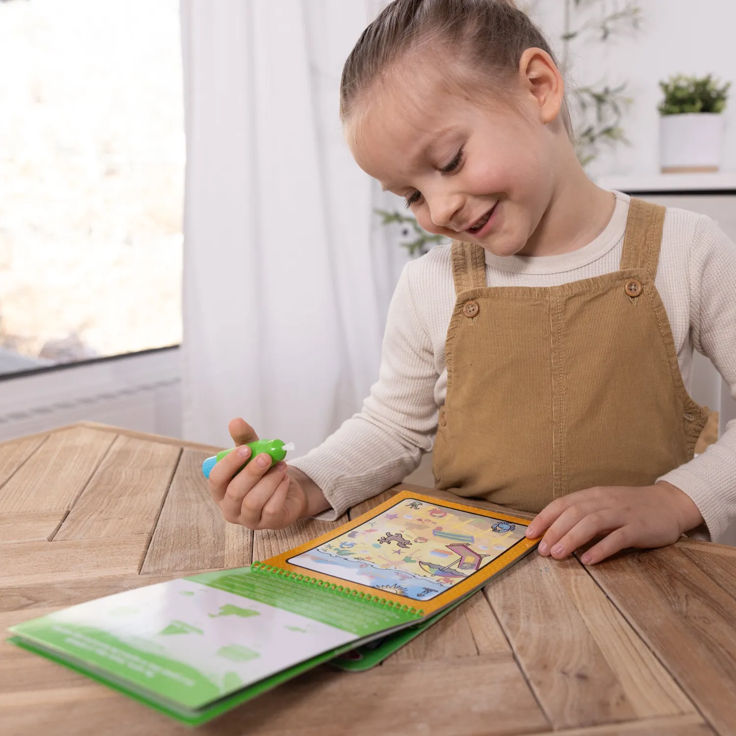 Melissa & Doug Water Wow! Seasons Wassermalbuch 4 Seiten wiederverwendbar
