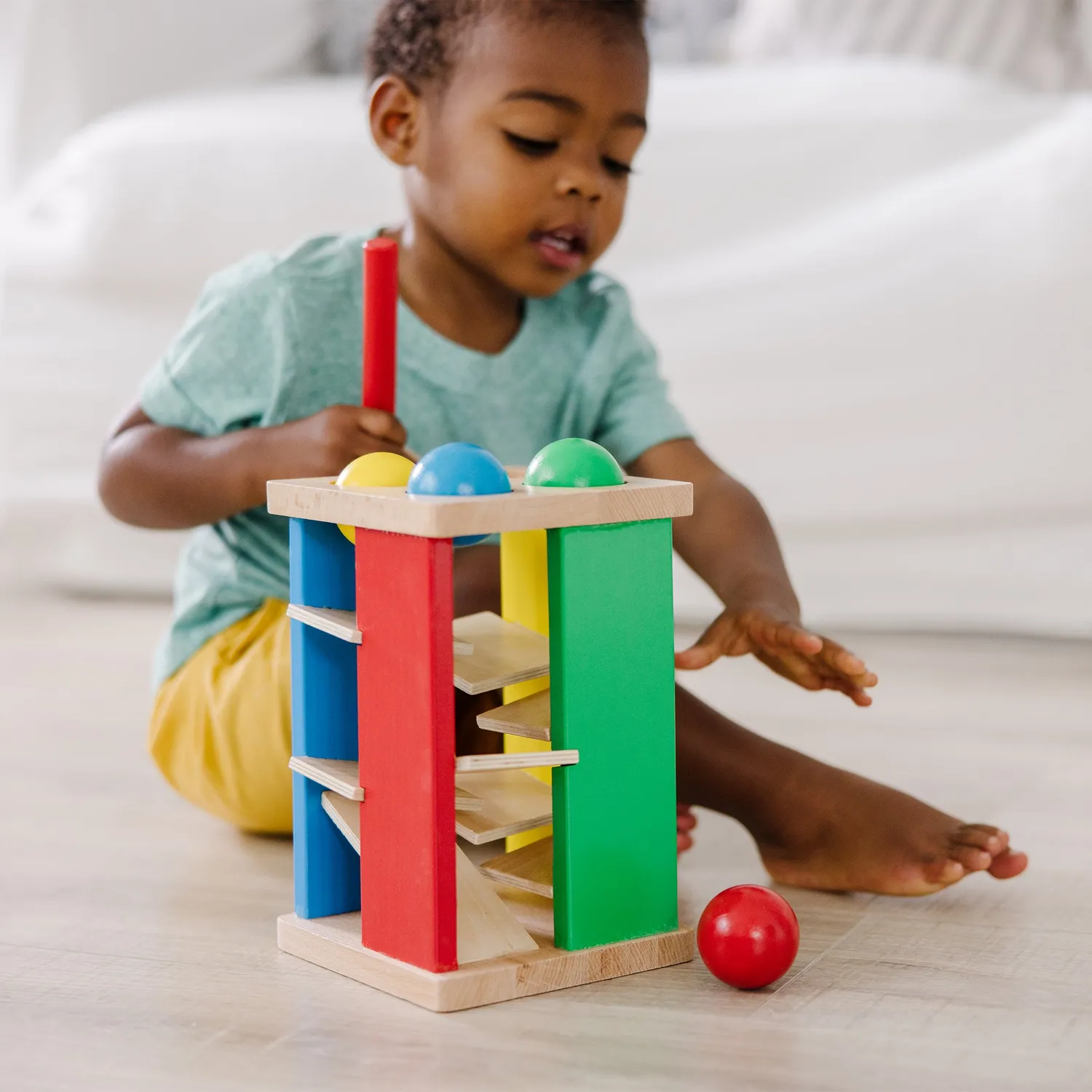 Melissa & Doug Pound & Roll Tower Kugelbahn Holz