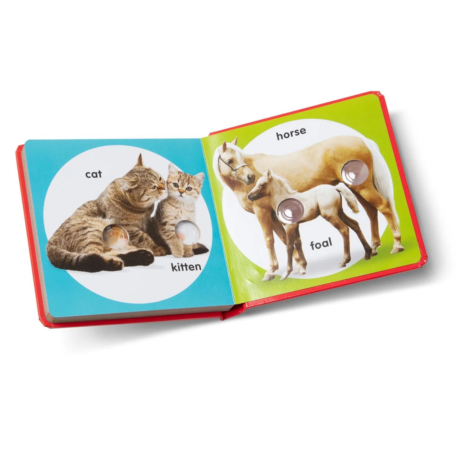 Melissa & Doug Poke-a-Dot Pet Families Pappbilderbuch