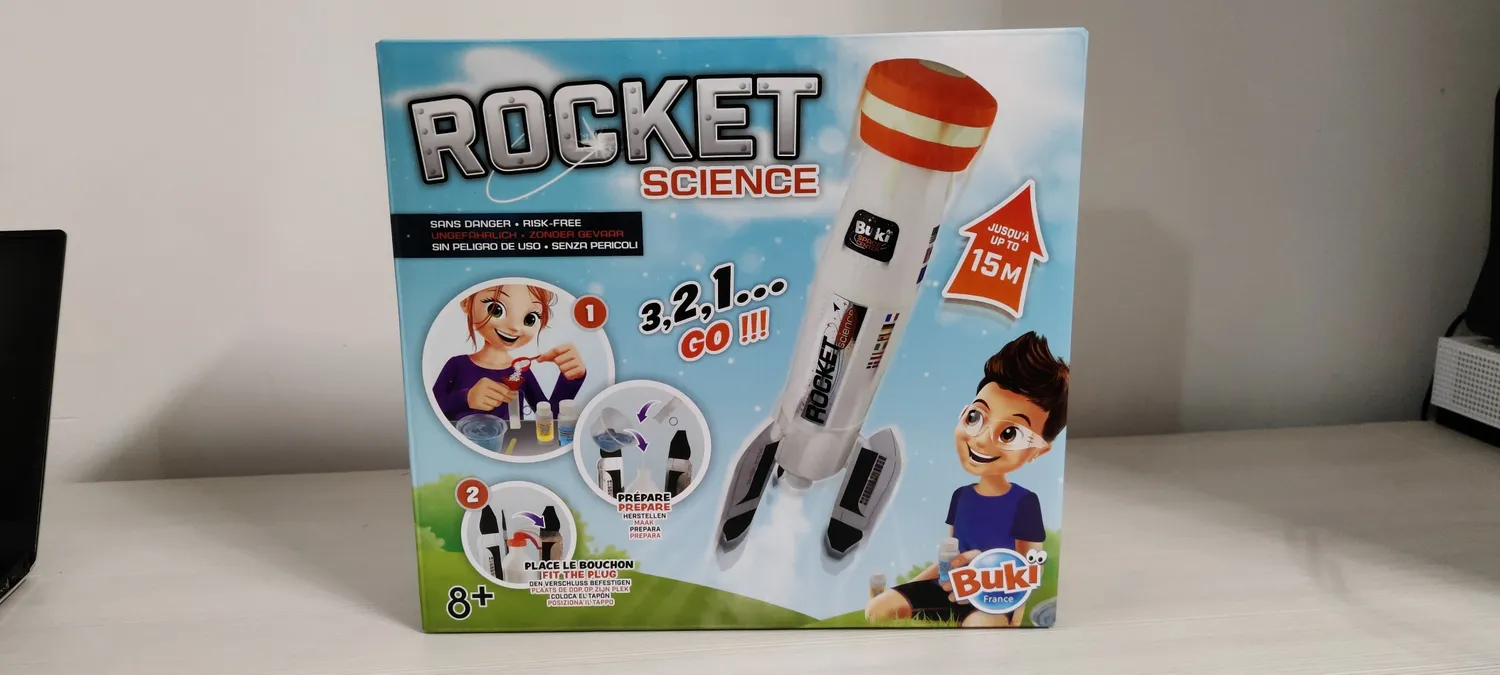 Buki France 2166 Space Rocket Rakete Experiment 15 m ab 8 Jahre