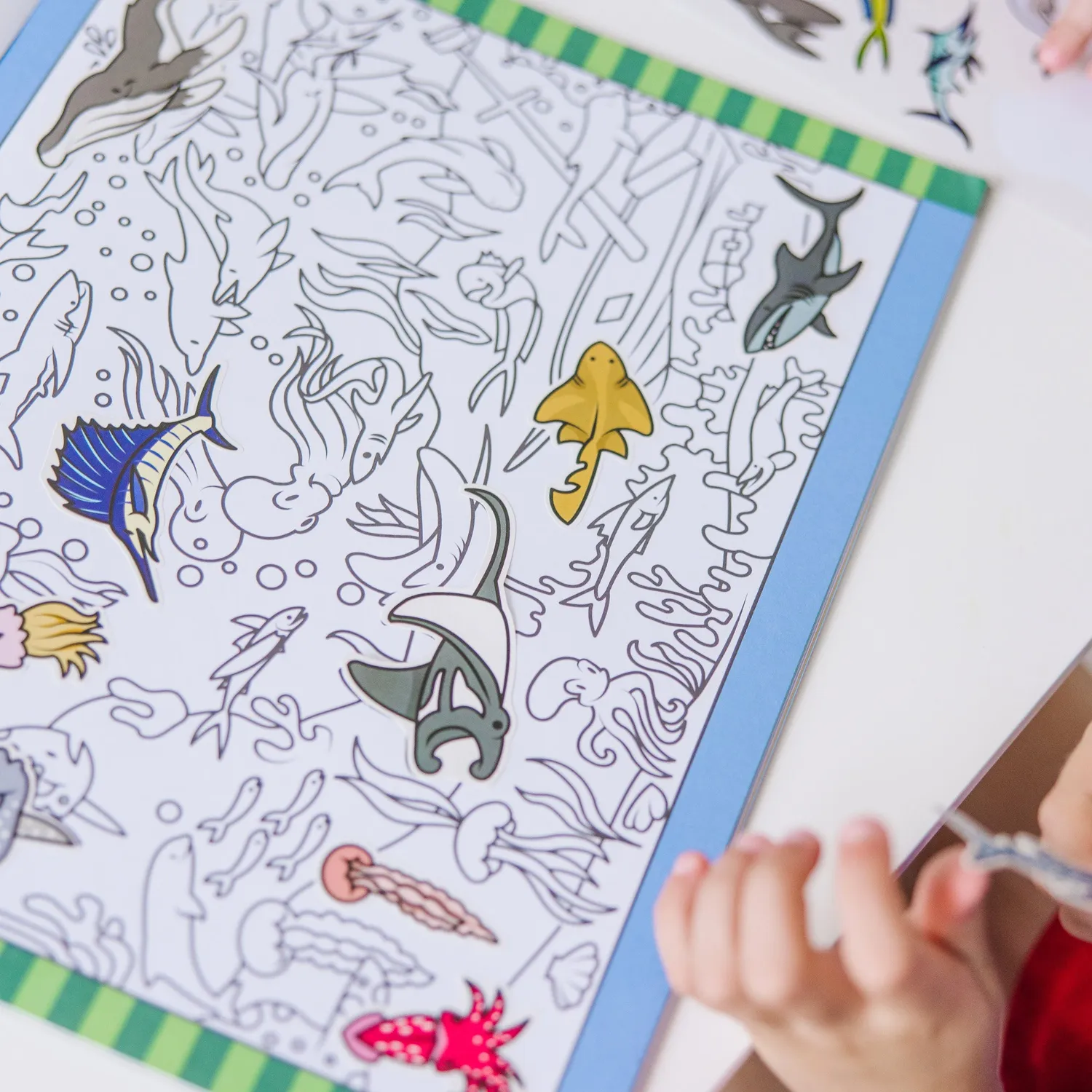 Melissa & Doug Seek & Find Stickerbuch Tiere 400 Sticker