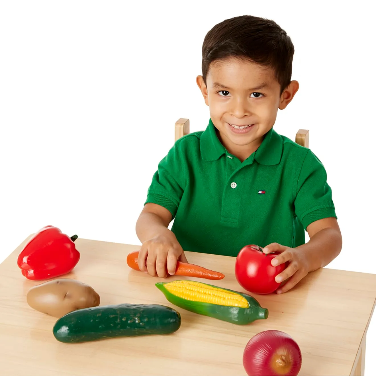 Melissa & Doug Combo Obst & Gemüse Kaufladen Set 16-teilig