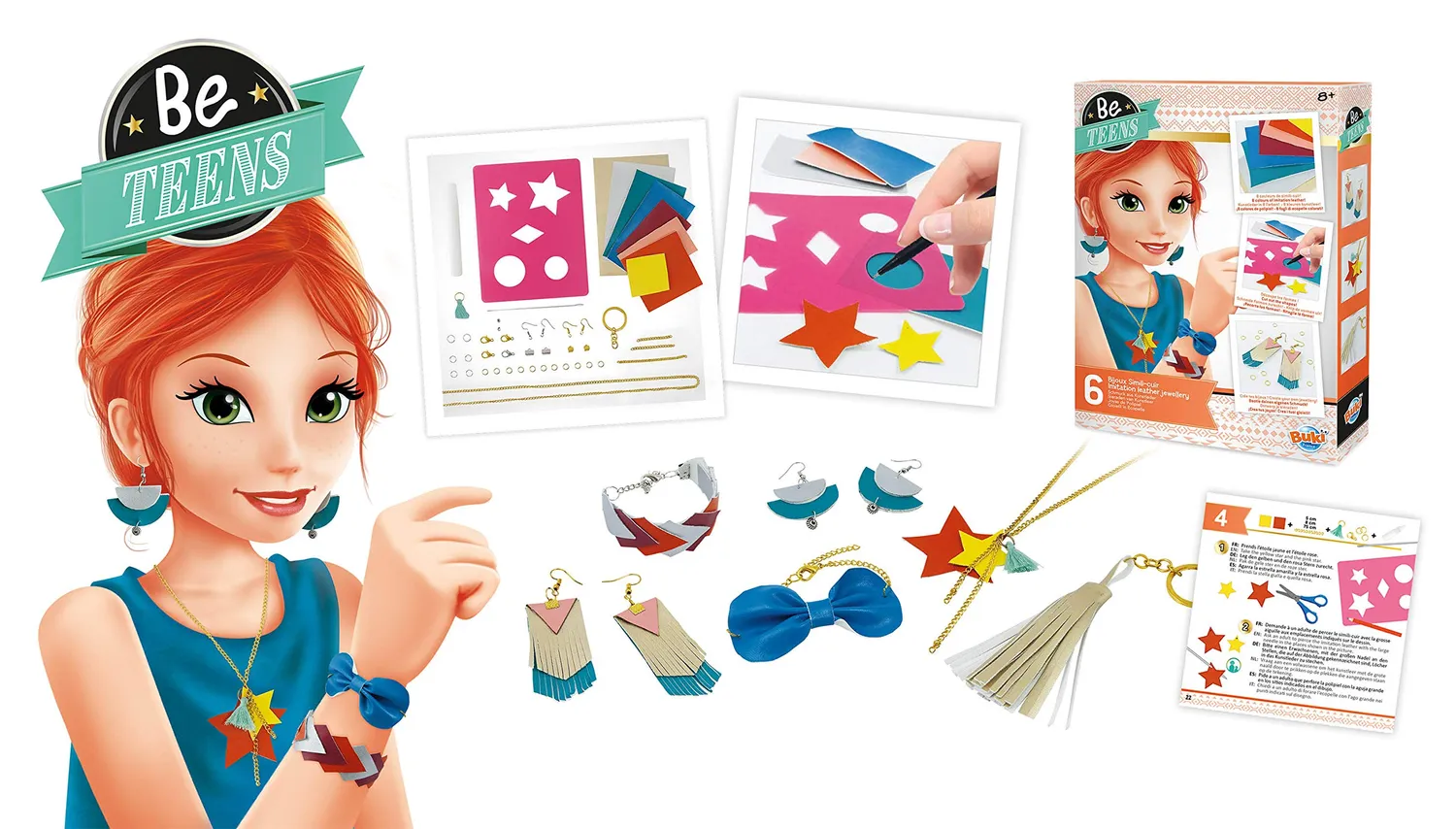 Buki Be Teens BE111 Schmuckset aus Kunstleder