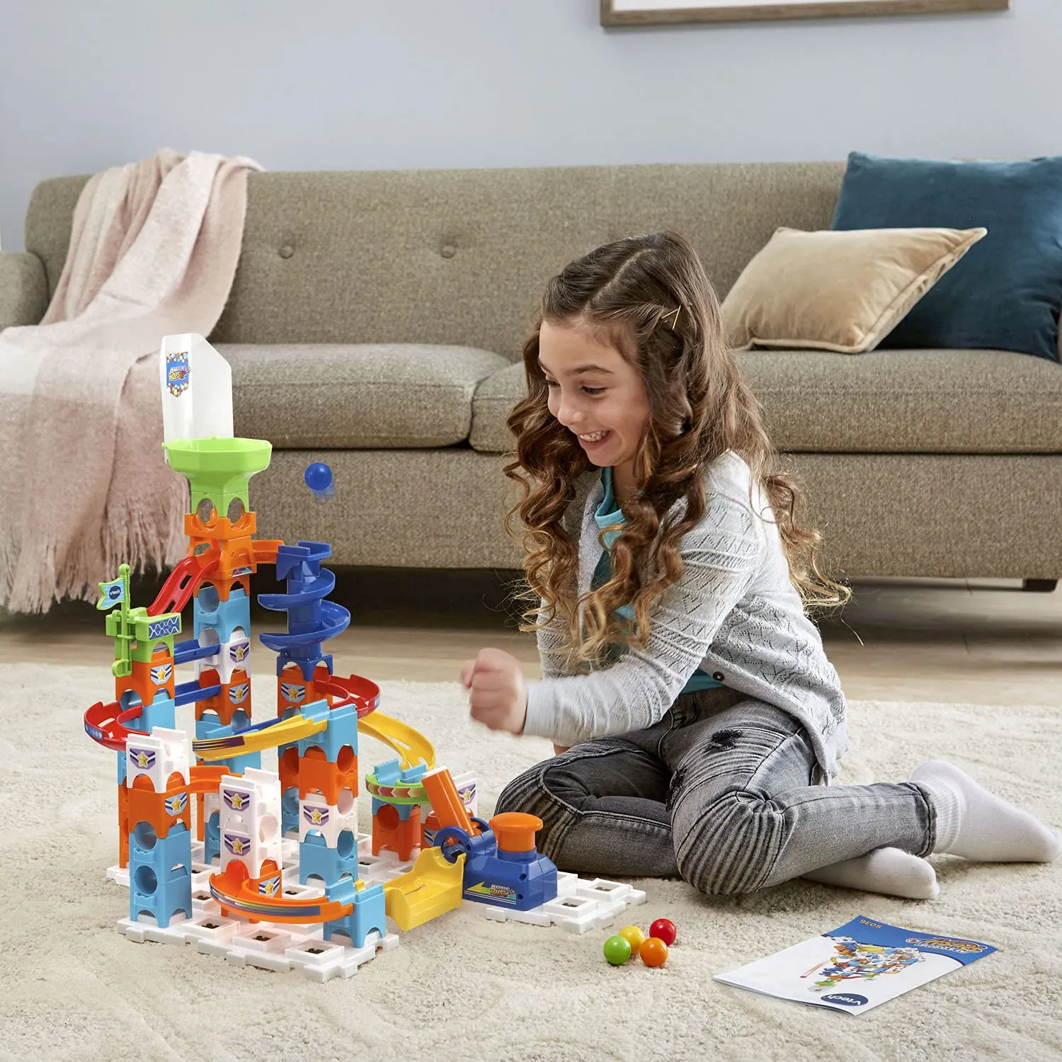 VTech Marble Rush Spiral Starter Set Kugelbahn mit Kugeln