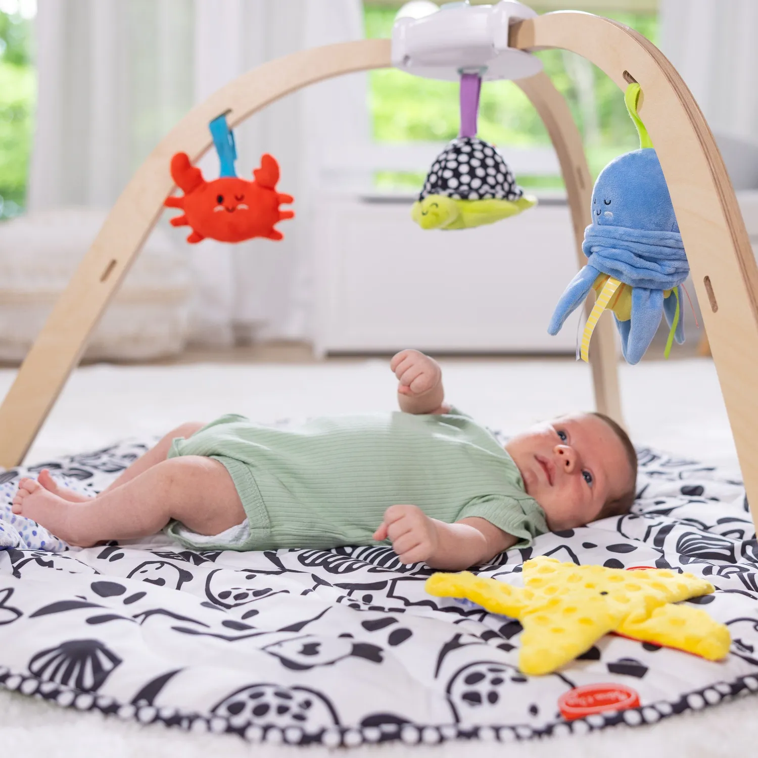 Melissa & Doug Ocean Easy-Fold Spielbogen Baby Ozean