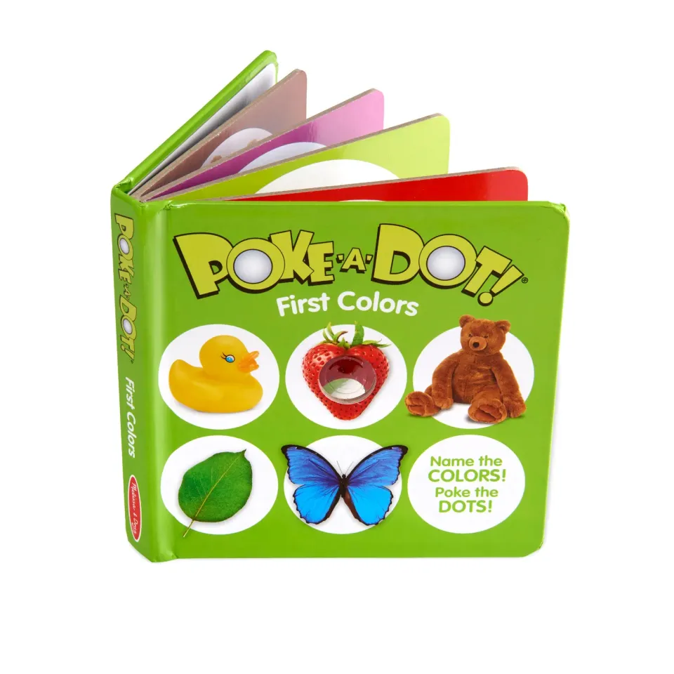 Melissa & Doug Poke-a-Dot First Colors Pappbuch Erste Farben