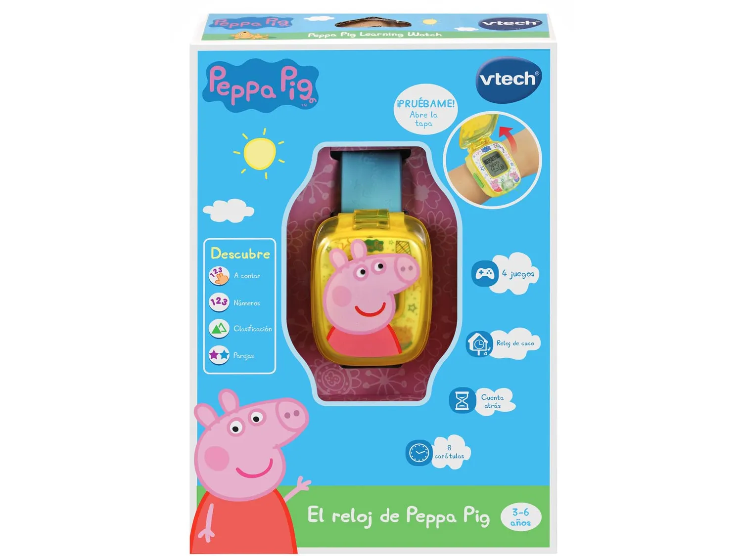 VTech Peppa Pig 3480-526067 Spielzeuguhr Blau