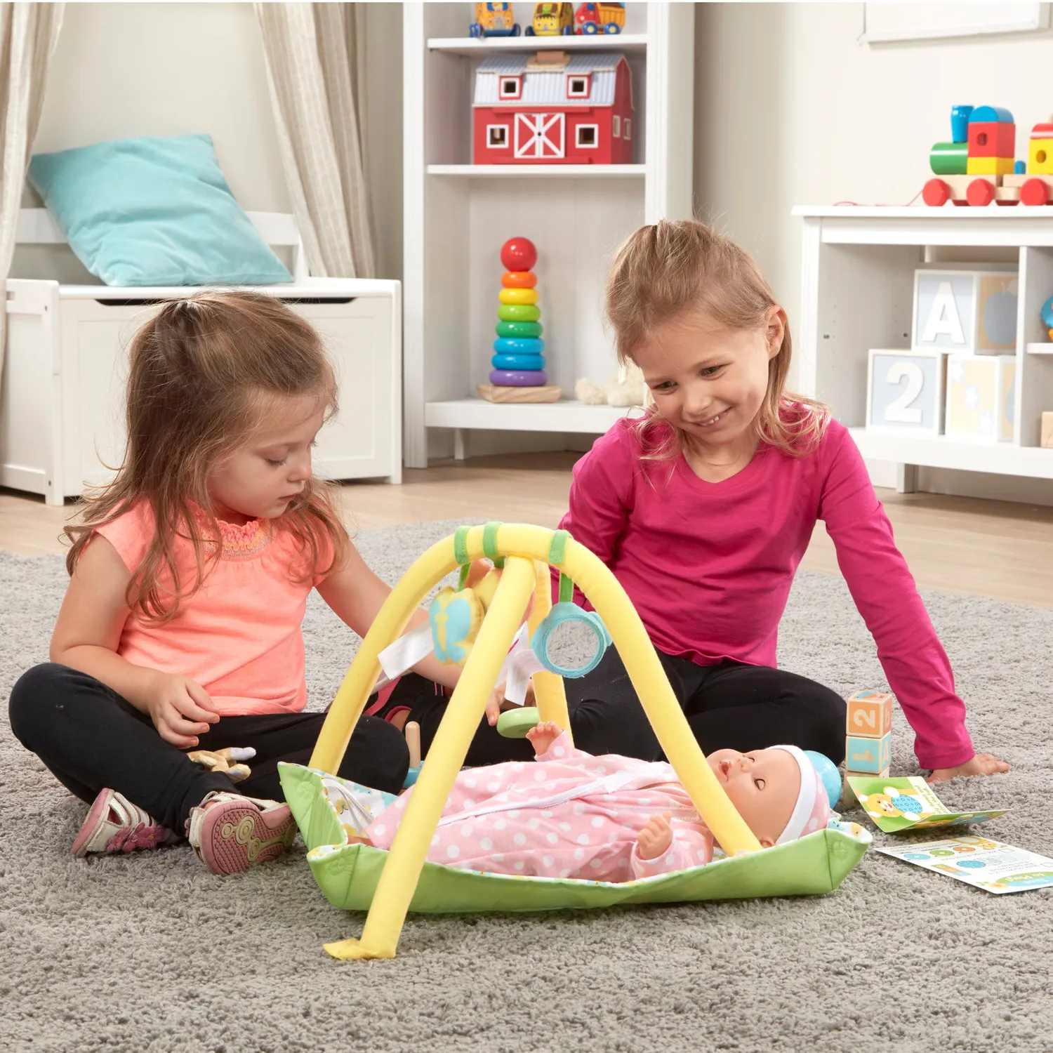Melissa & Doug Mine to Love Toy Time Puppenspielset 16-tlg ab 3 J
