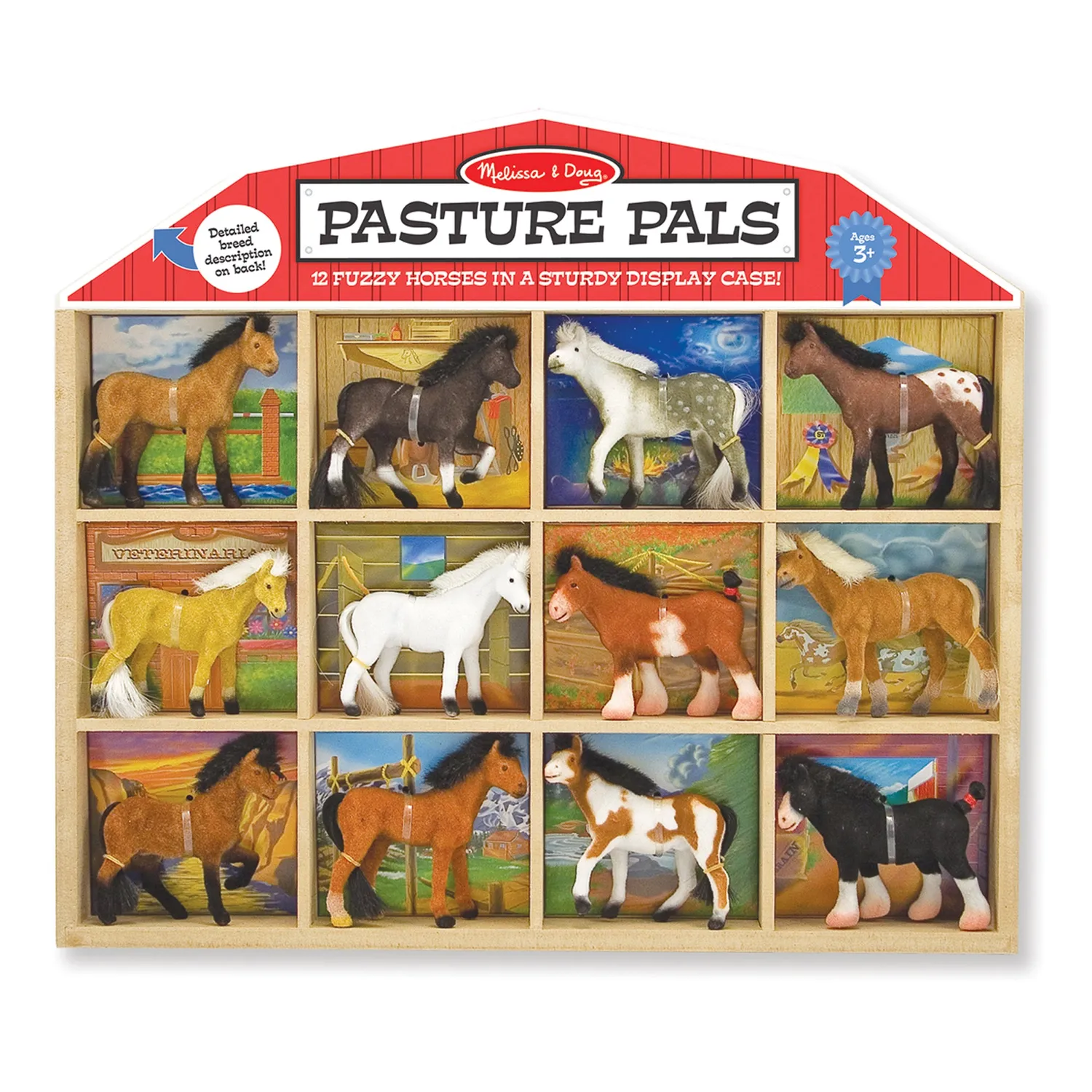 Melissa & Doug Pasture Pals Pferde Spielset 12-tlg
