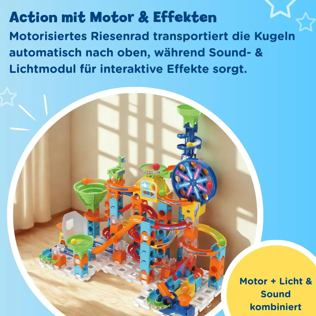 VTech Marble Rush Ultimate XL100 Murmelbahn 135 Teile mit Motor