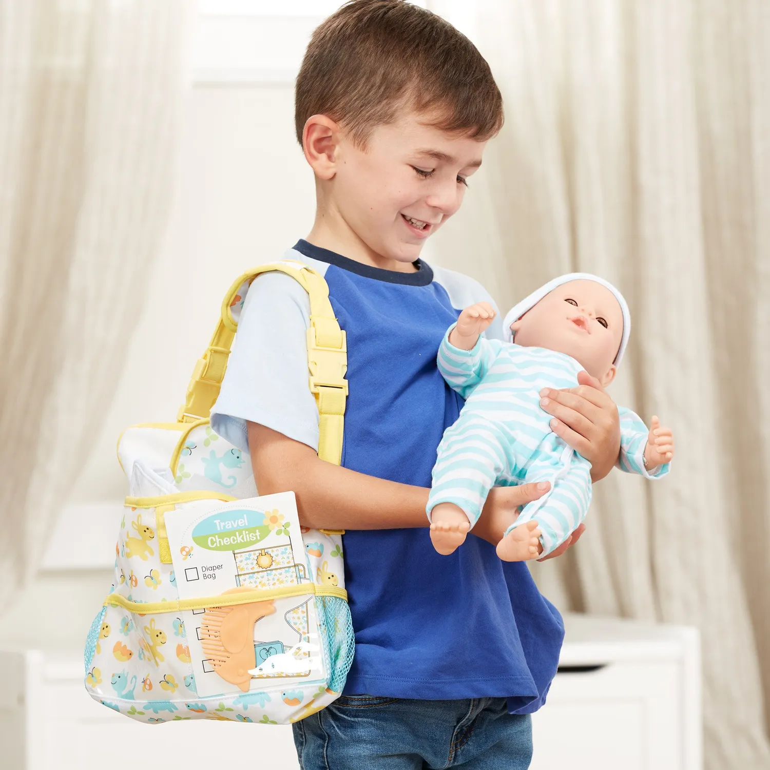 Melissa & Doug Mine to Love Travel Time Puppen Spielset 17-teilig