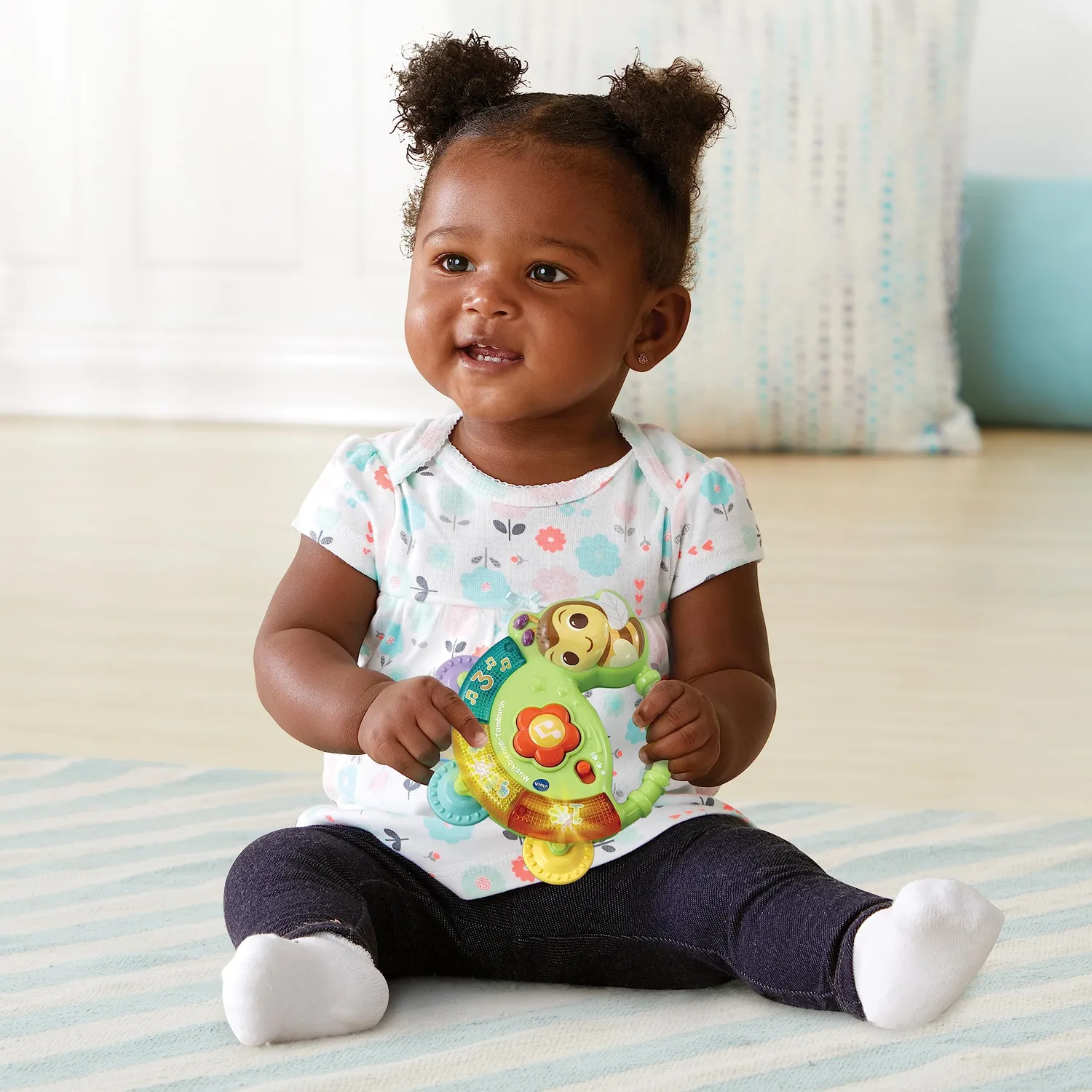 VTech Baby Musikbienen-Tamburin Musik-Spielzeug 3-36 Monate