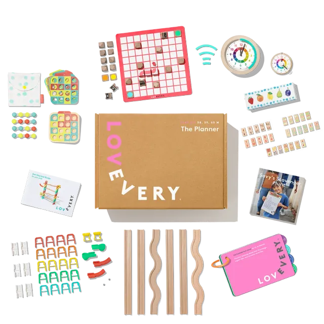 Lovevery The Planner Play Kit Lernspiel ab 4 Jahre