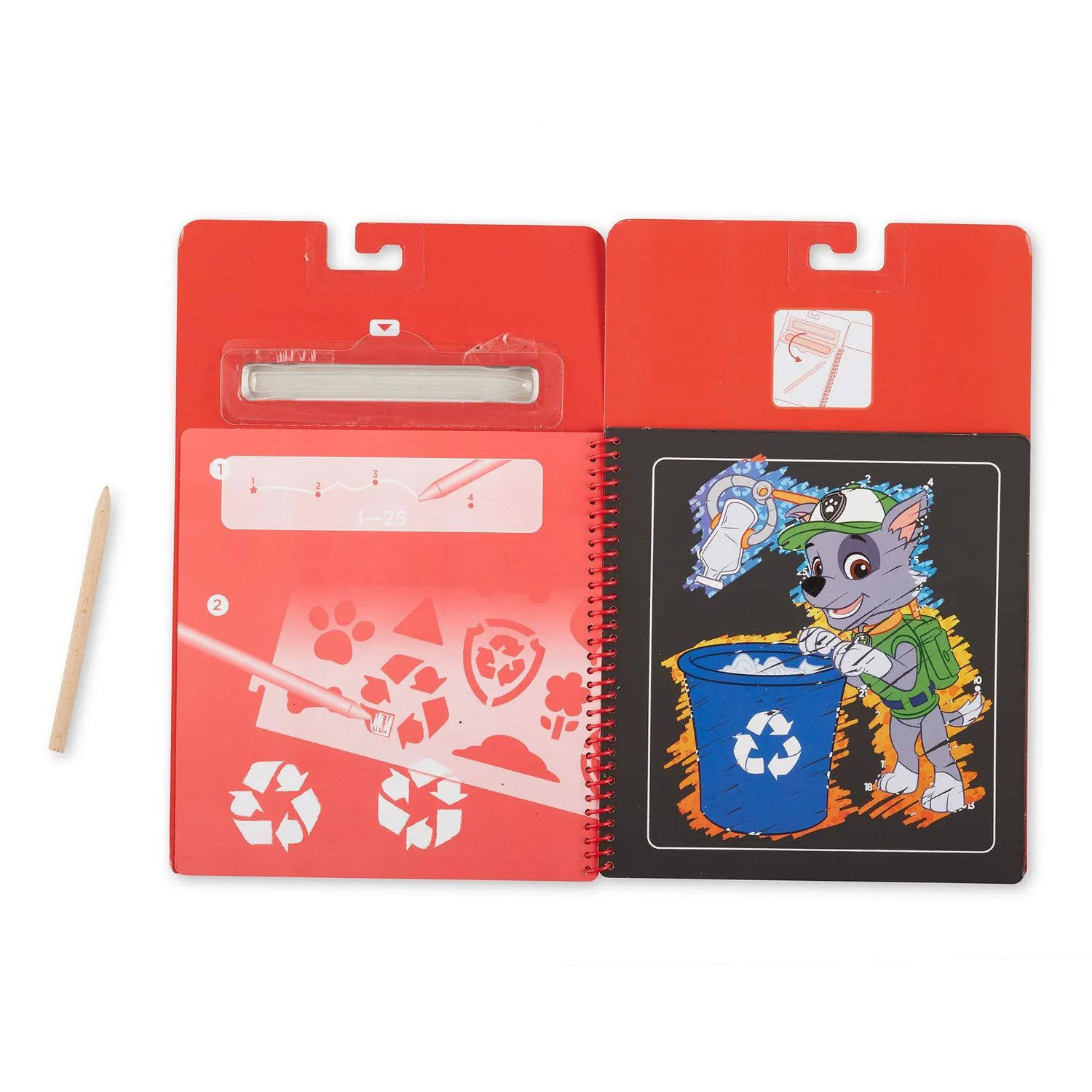 Melissa & Doug PAW Patrol Marshall Kratzblock 10 Bilder