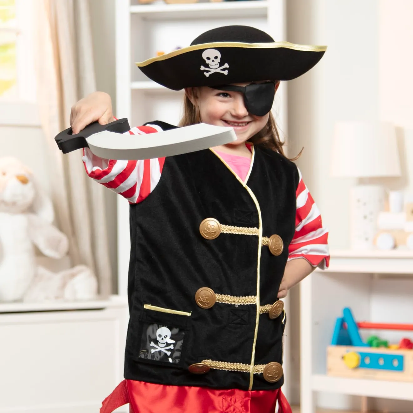 Melissa & Doug Pirate Kostümset Pirat 3-6 Jahre