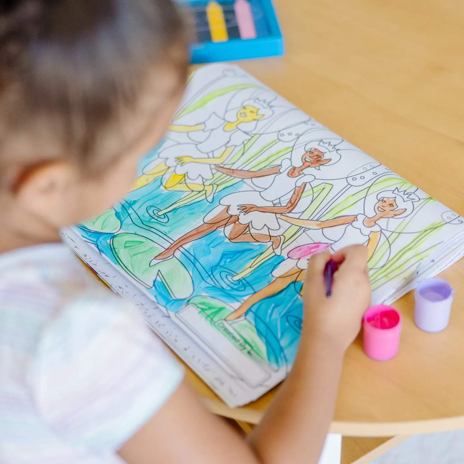 Melissa & Doug Jumbo Coloring Pad Malblock Prinzessin Fee