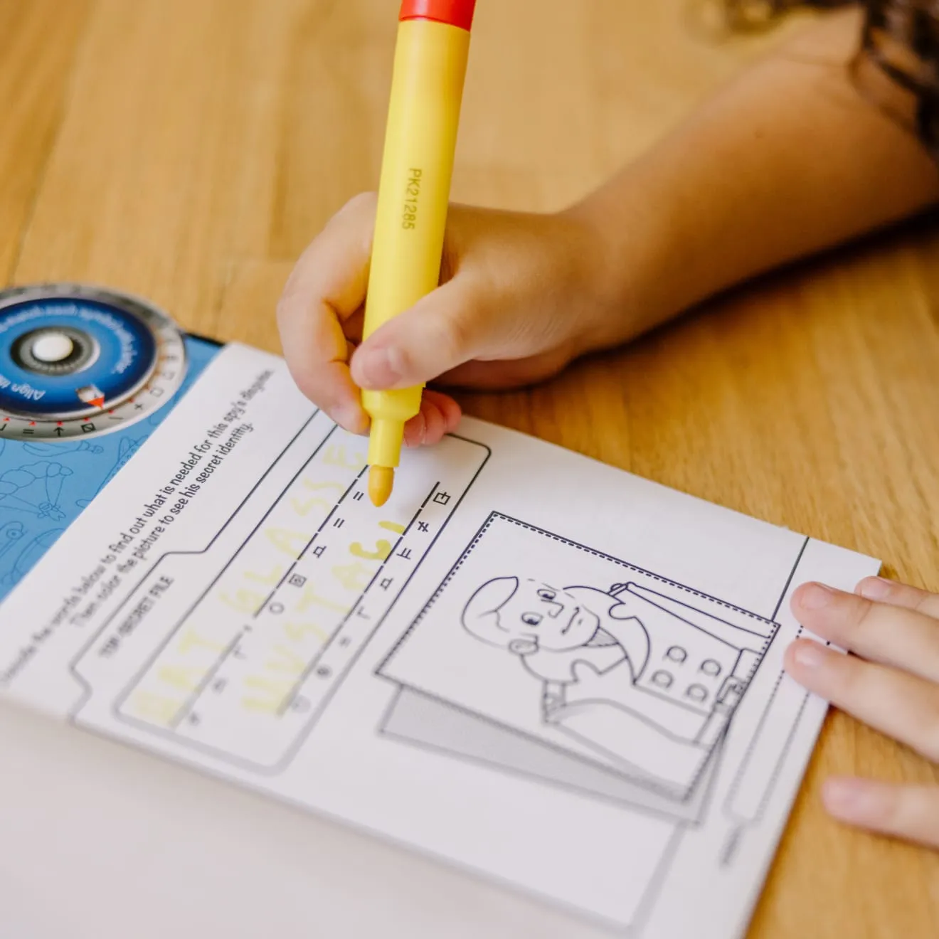 Melissa & Doug Secret Decoder Rätselbuch Reisen 18 Seiten