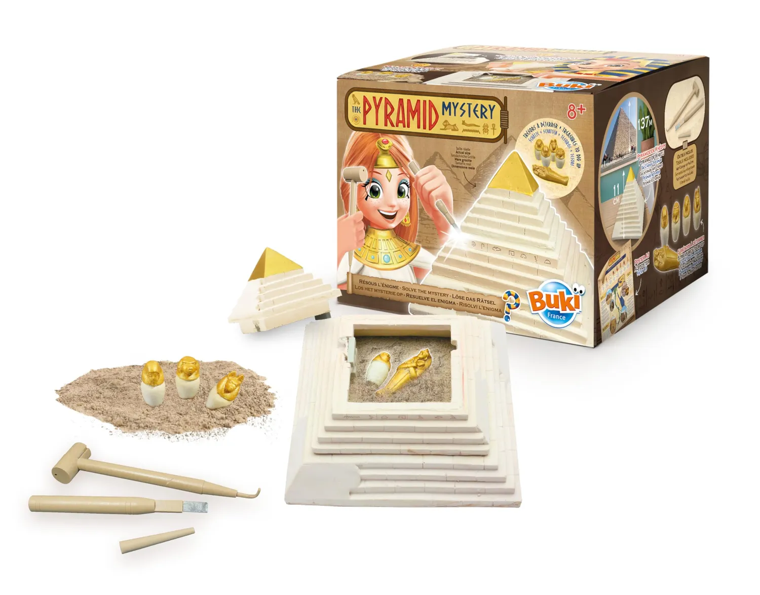 Buki 444 Geheimnis der Pyramide Experimentierset mit Schätzen