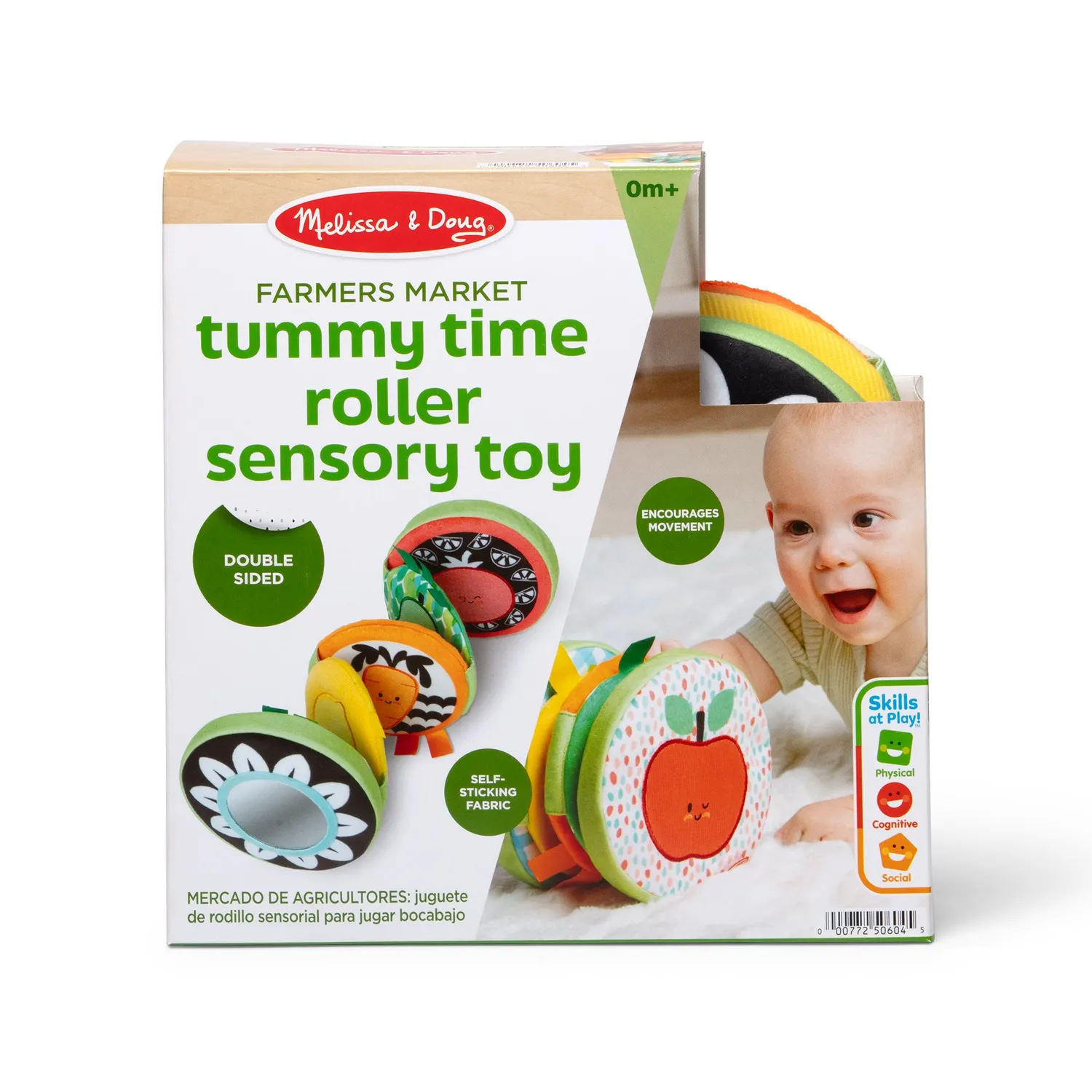 Melissa & Doug Farmers Market Tummy Time Rolle für Babys