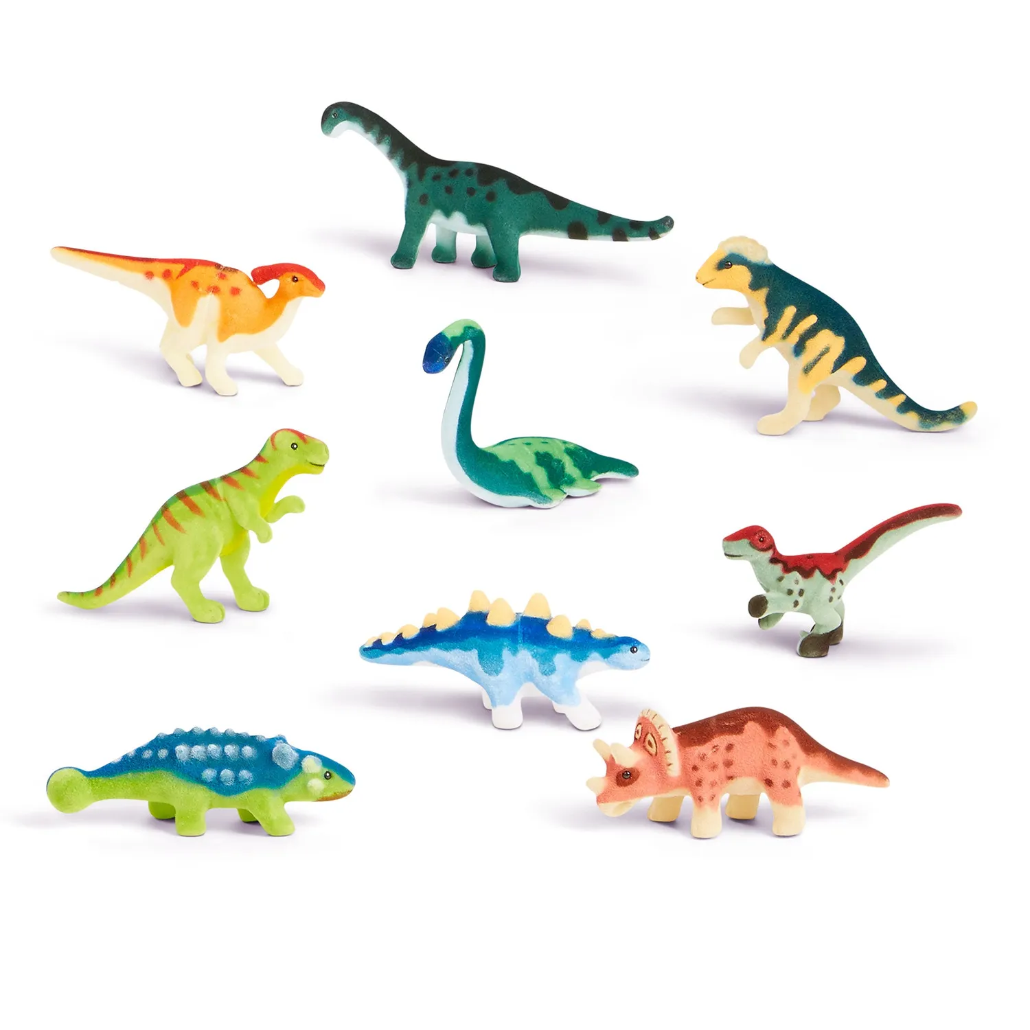 Melissa & Doug Dinosaur Party Spielset 9 Filz-Dinos mit Box