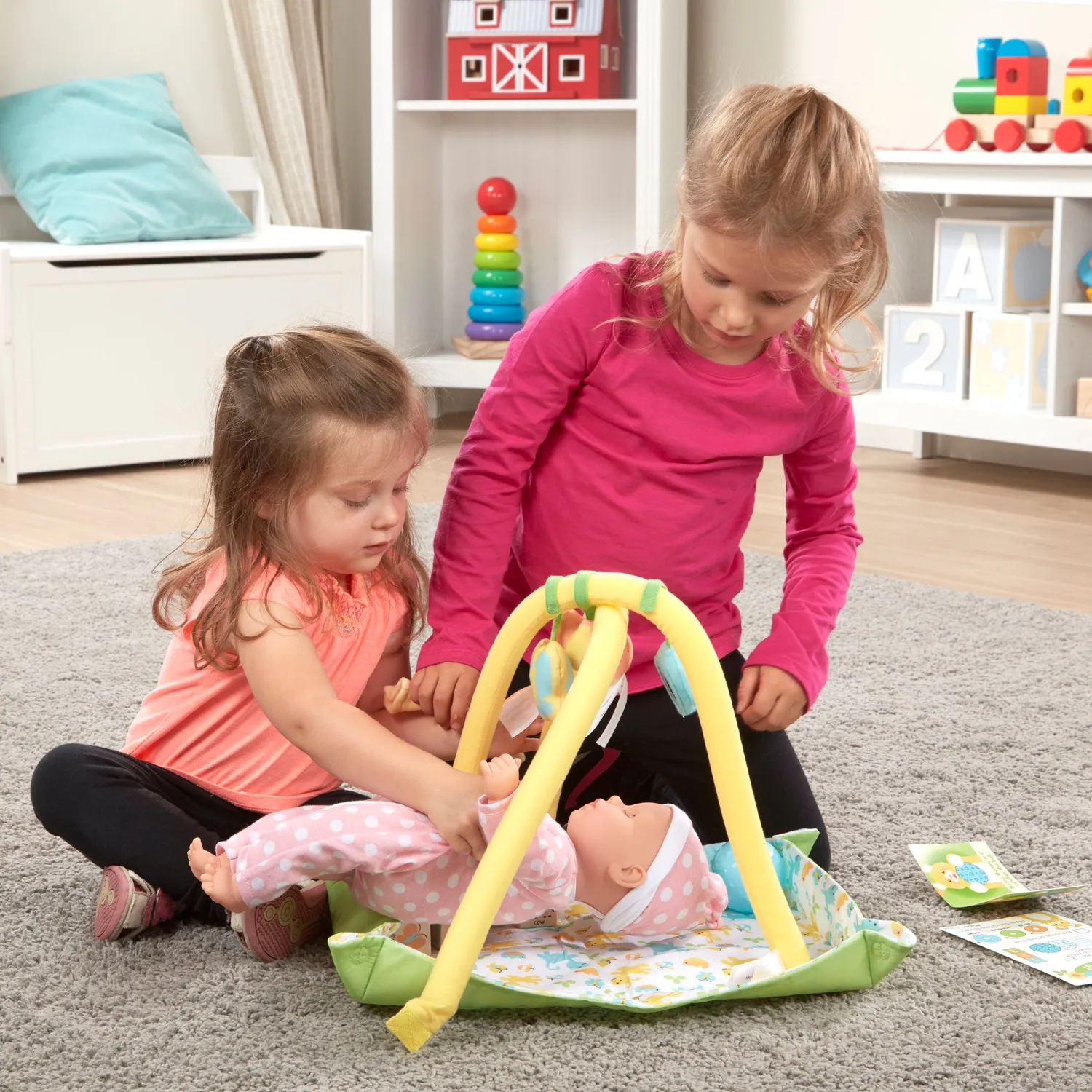 Melissa & Doug Mine to Love Toy Time Puppenspielset 16-tlg ab 3 J