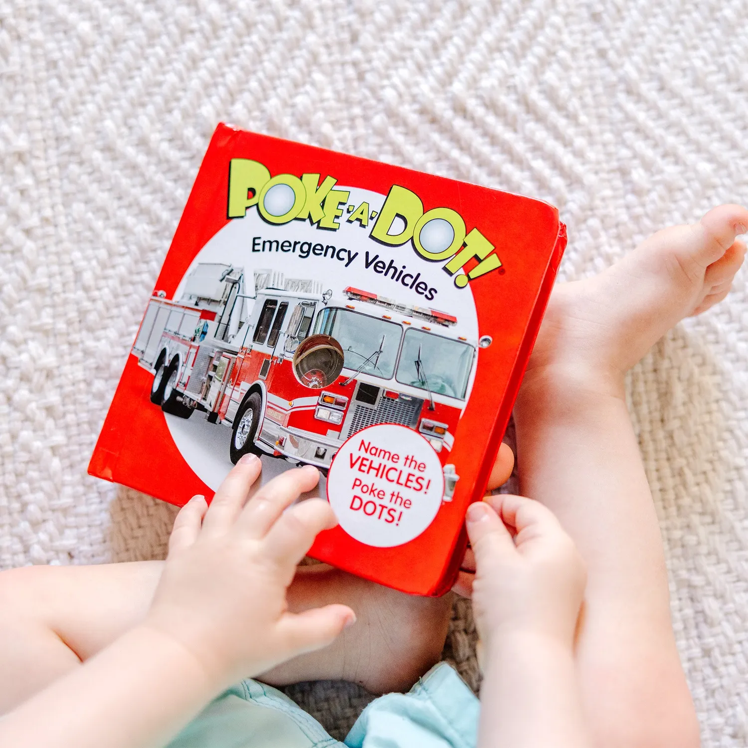Melissa & Doug Poke-a-Dot Pappbilderbuch Einsatzfahrzeuge