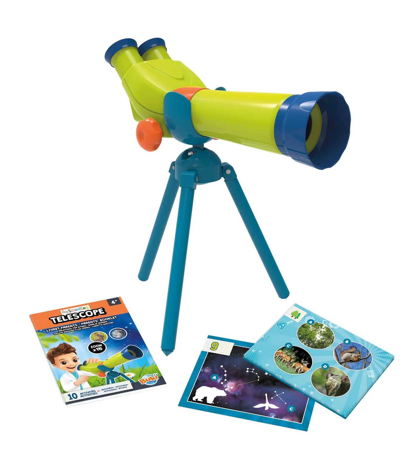 Buki Mini Sciences 9004 Teleskop x15 für Kinder
