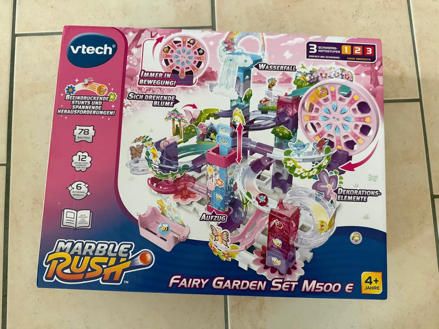 VTech Marble Rush Fairy Garden M500 Kugelbahn Set 78-teilig