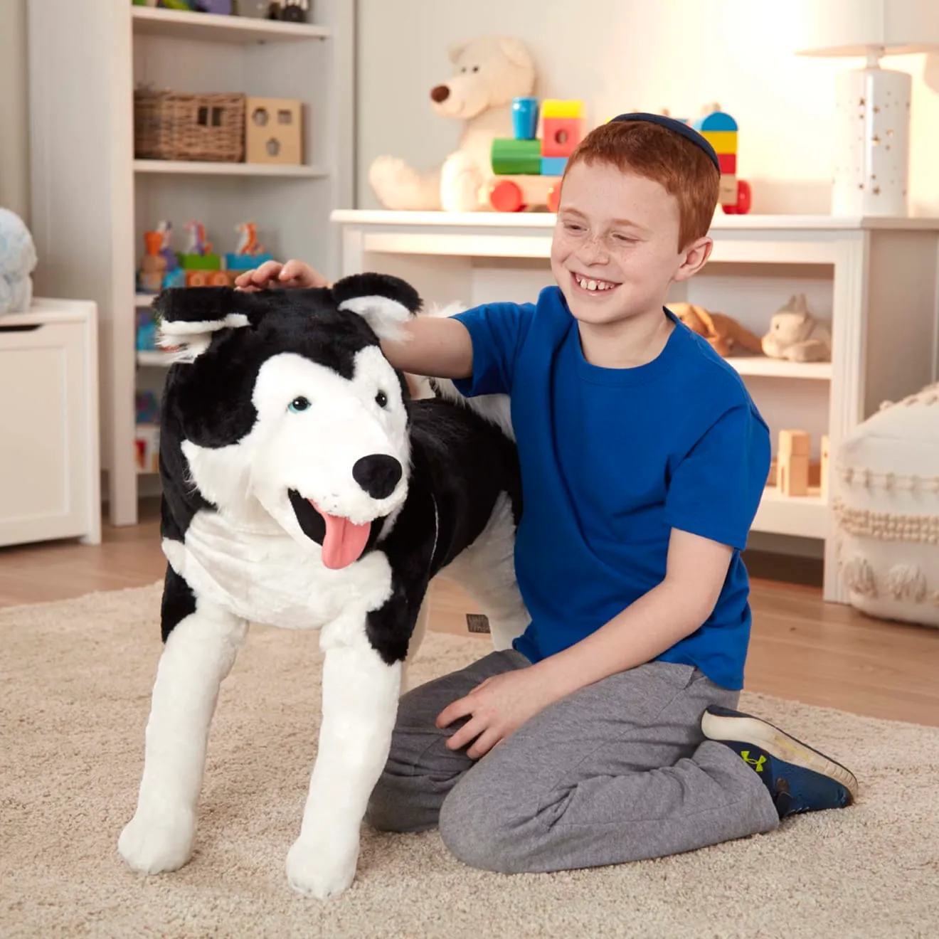 Melissa & Doug Husky Kuscheltier Plüsch Riesen XXL