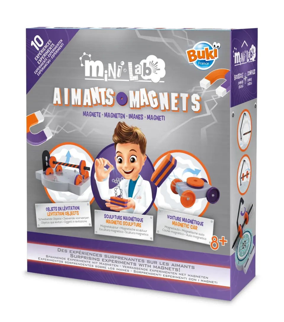 BUKI Mini Lab 3018 Magnete Experimentierkasten ab 8 Jahren